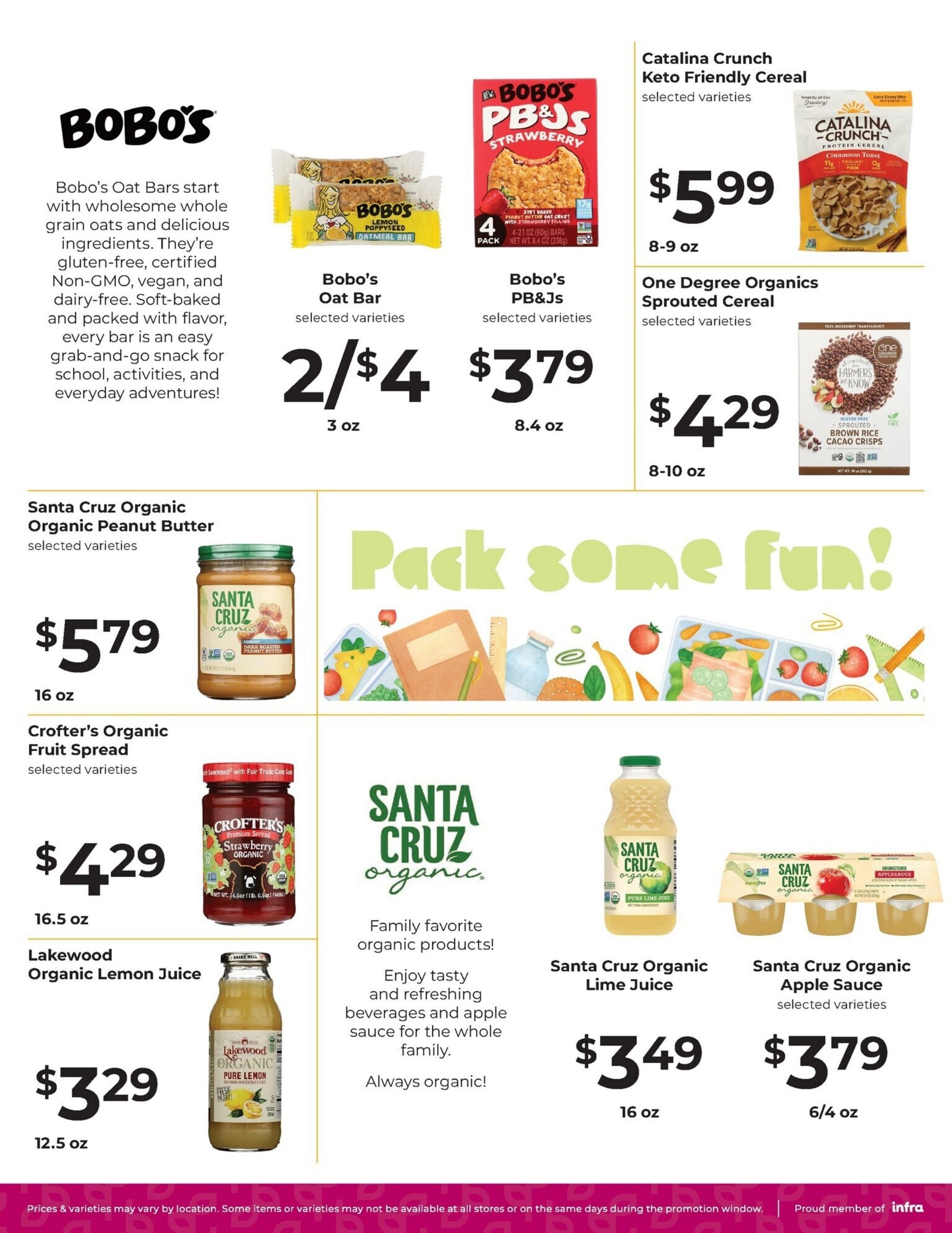 Harvest Market Fort Bragg Monthly Specials Weekly Ad August 11 - September 10, 2026