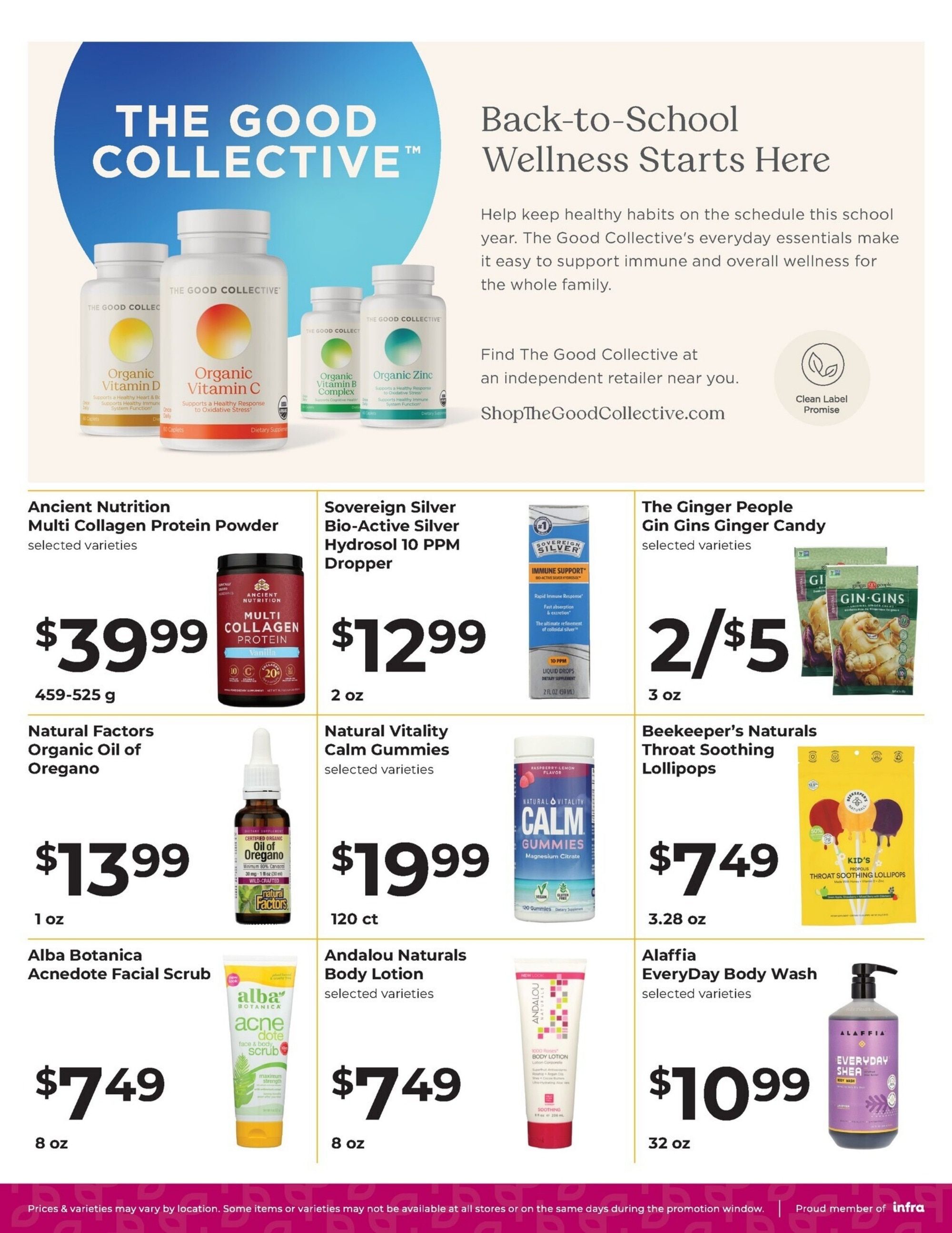 Harvest Market Fort Bragg Monthly Specials Weekly Ad August 11 - September 10, 2026