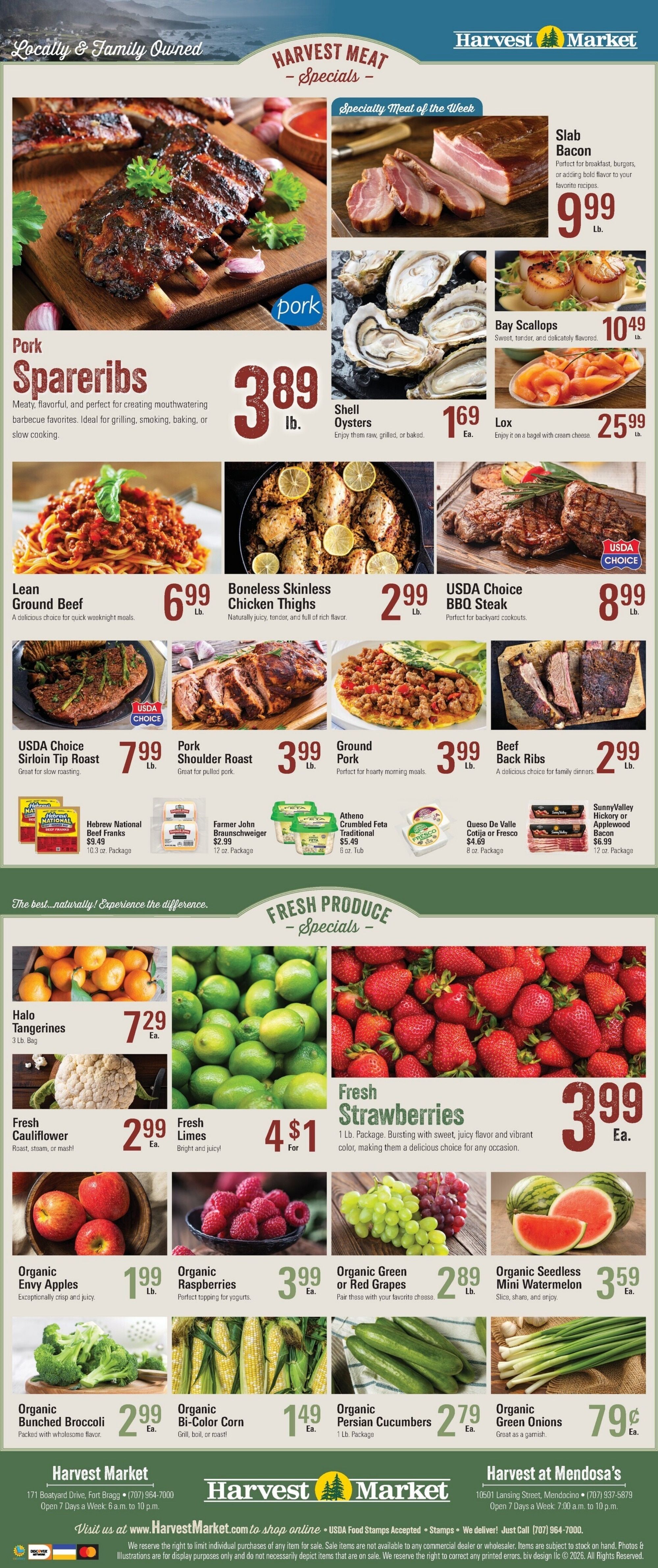 Harvest Market Fort Bragg Weekly Ad August 11 - 18, 2026