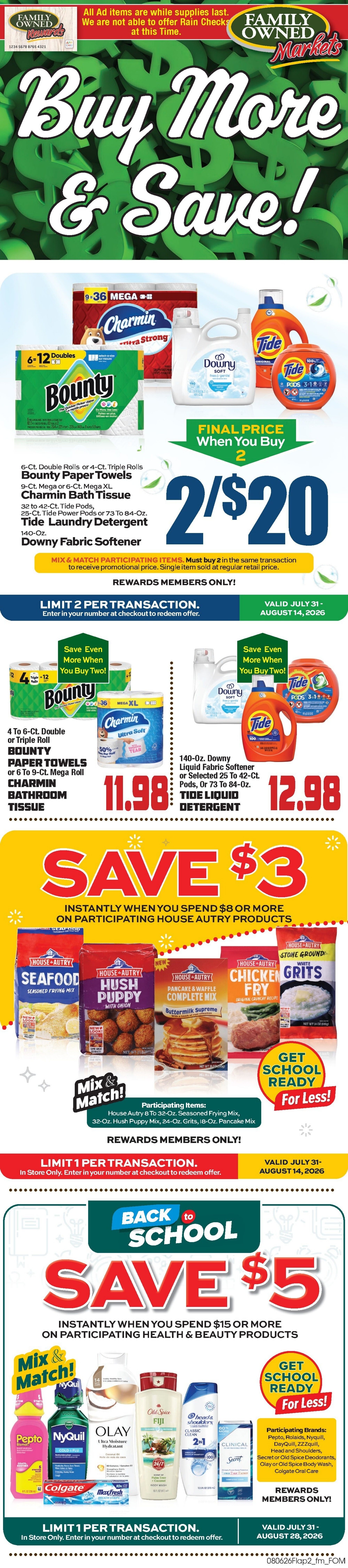 John Herr's Village Market Weekly Ad August 6 - 12, 2026