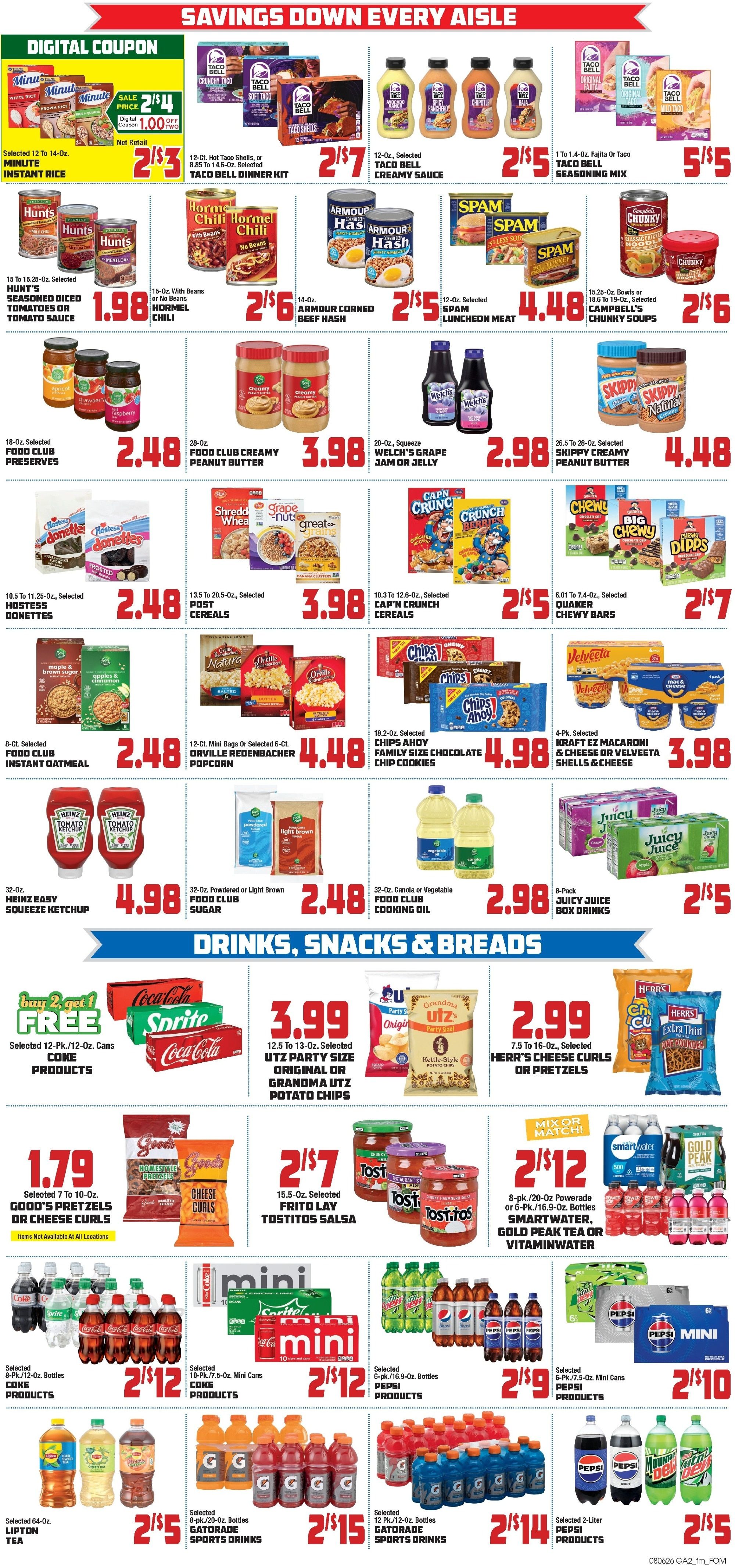 John Herr's Village Market Weekly Ad August 6 - 12, 2026