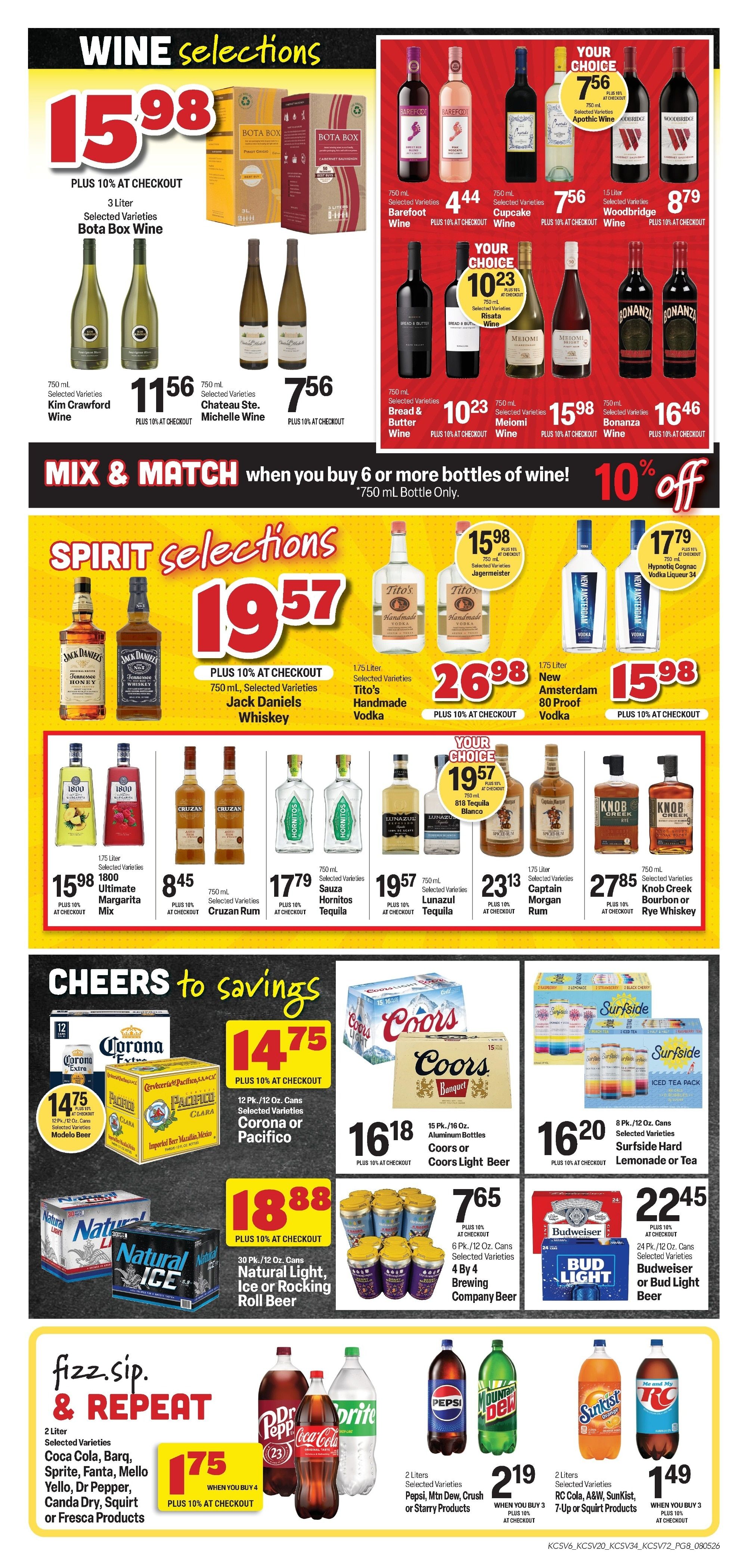 King Cash Saver (Ozark, MO) Weekly Ad August 5 - 18, 2026