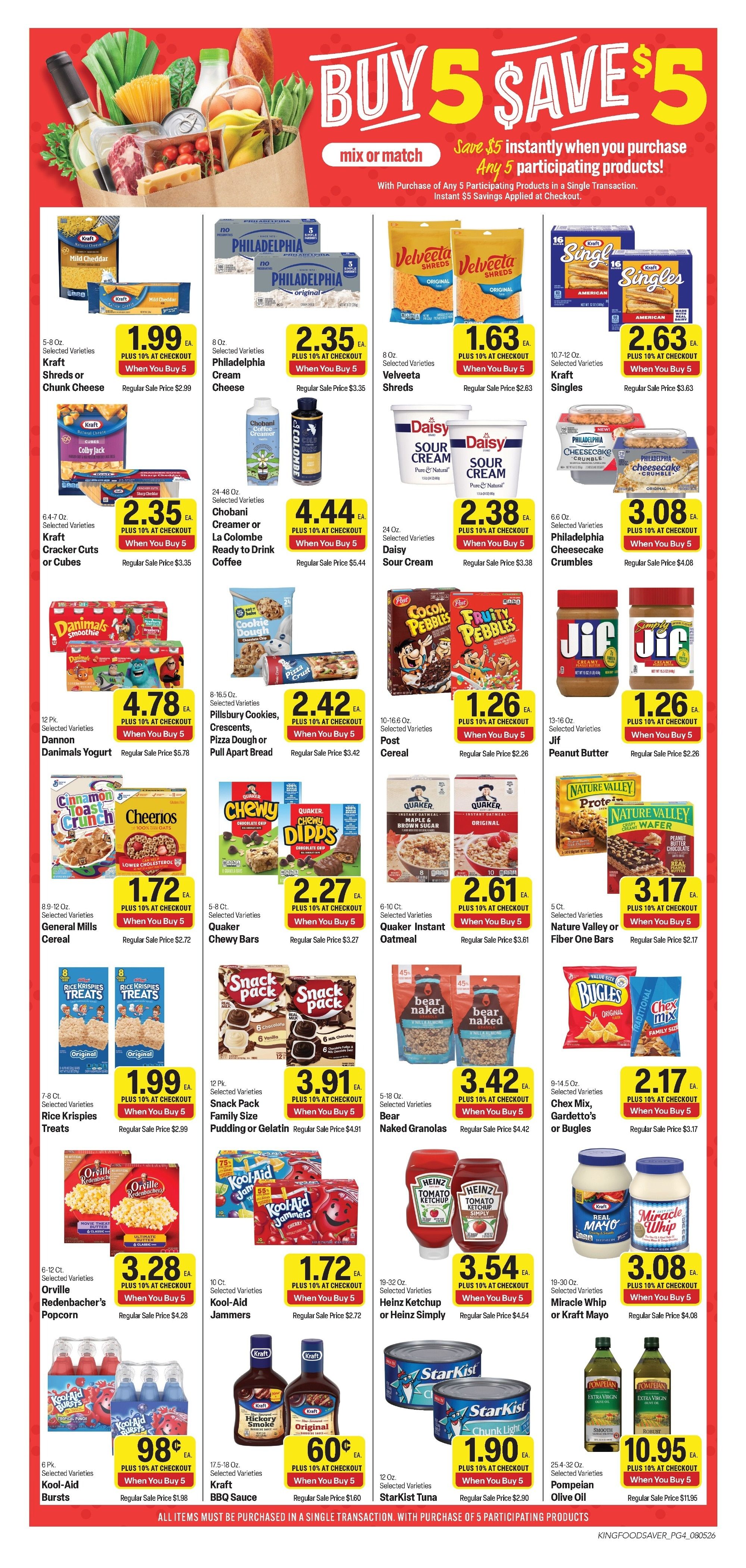 King Cash Saver (Ozark, MO) Weekly Ad August 5 - 18, 2026