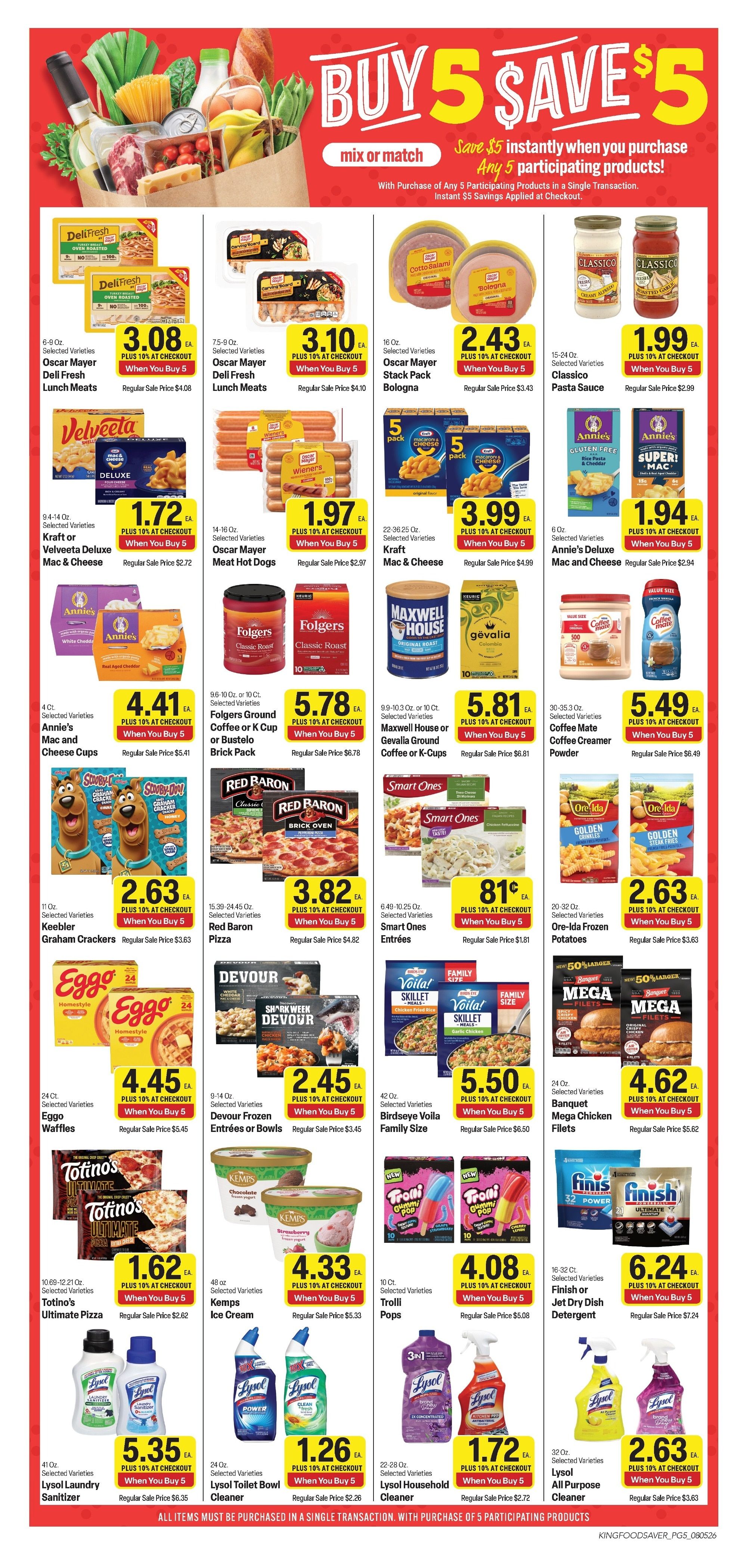 King Cash Saver (Ozark, MO) Weekly Ad August 5 - 18, 2026