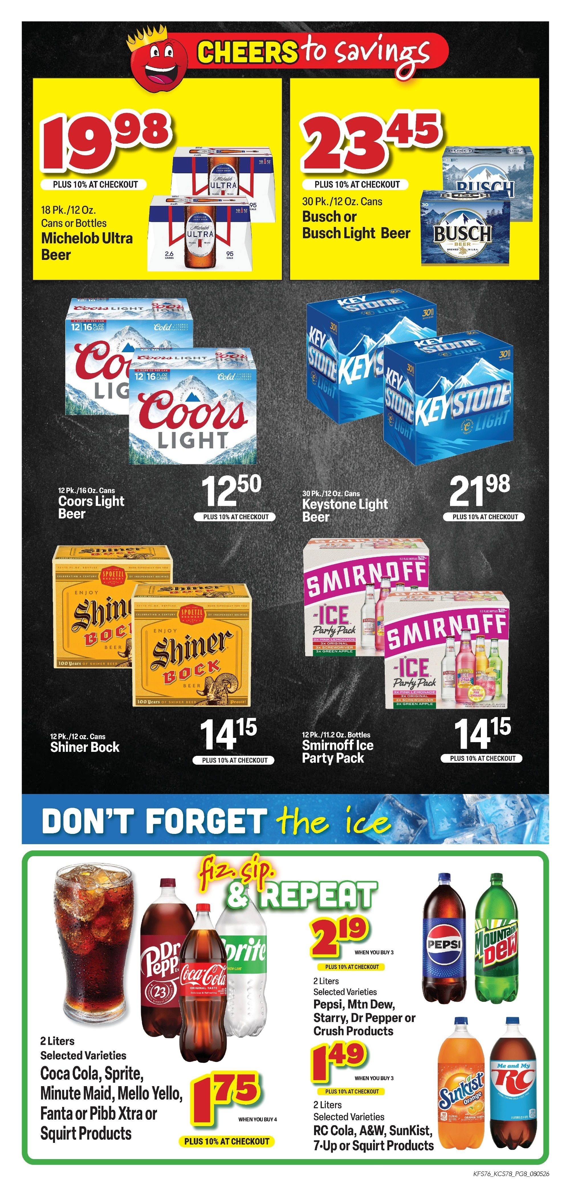 King Cash Saver (Parsons, KS) Weekly Ad August 5 - 18, 2026