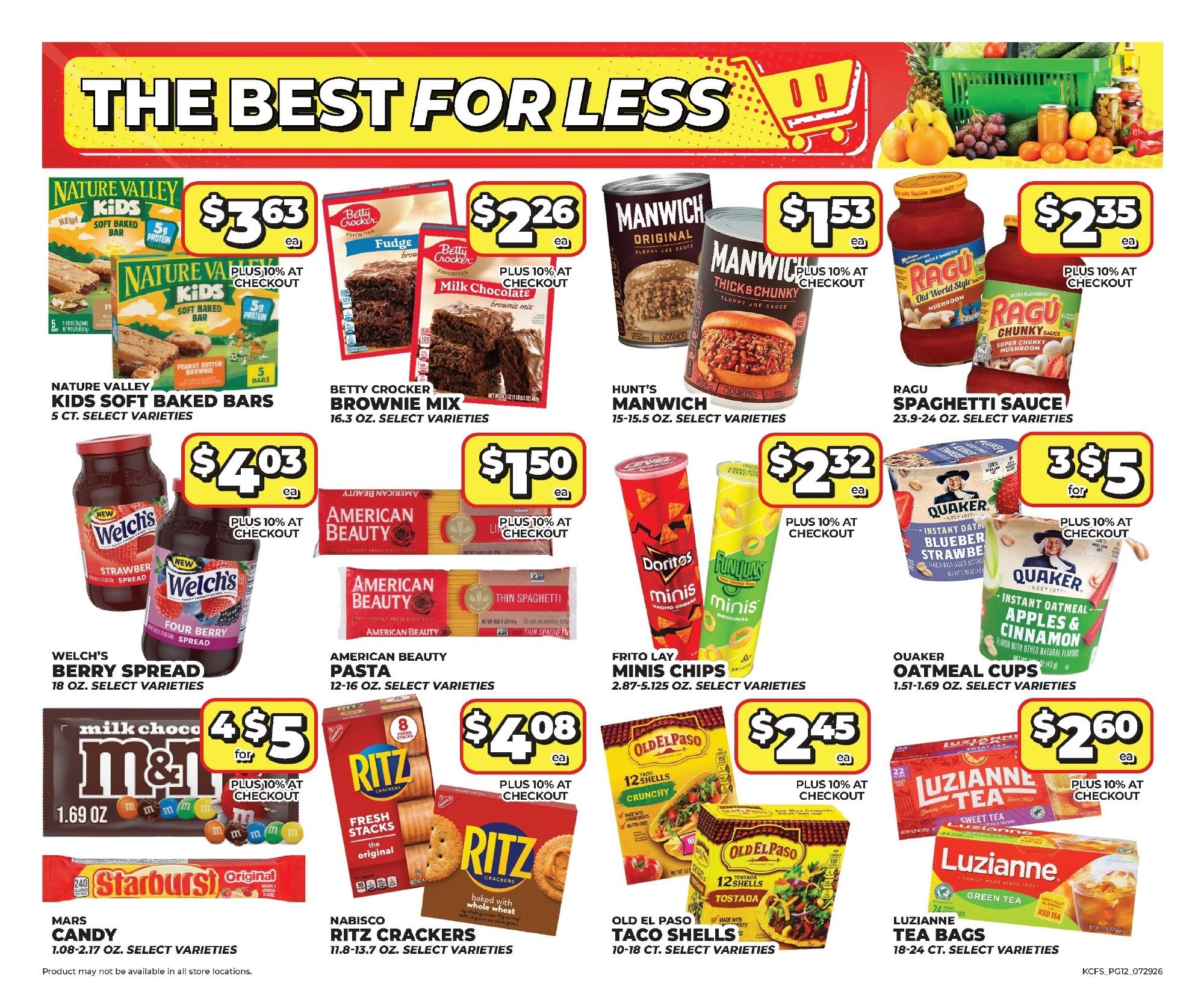 King Cash Saver Monthly Digital Deals Weekly Ad July 29 - August 25, 2026