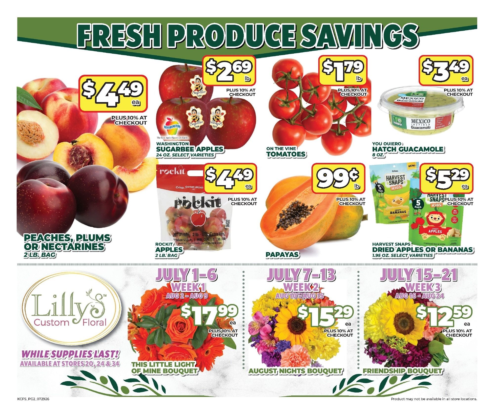 King Cash Saver Monthly Digital Deals Weekly Ad July 29 - August 25, 2026