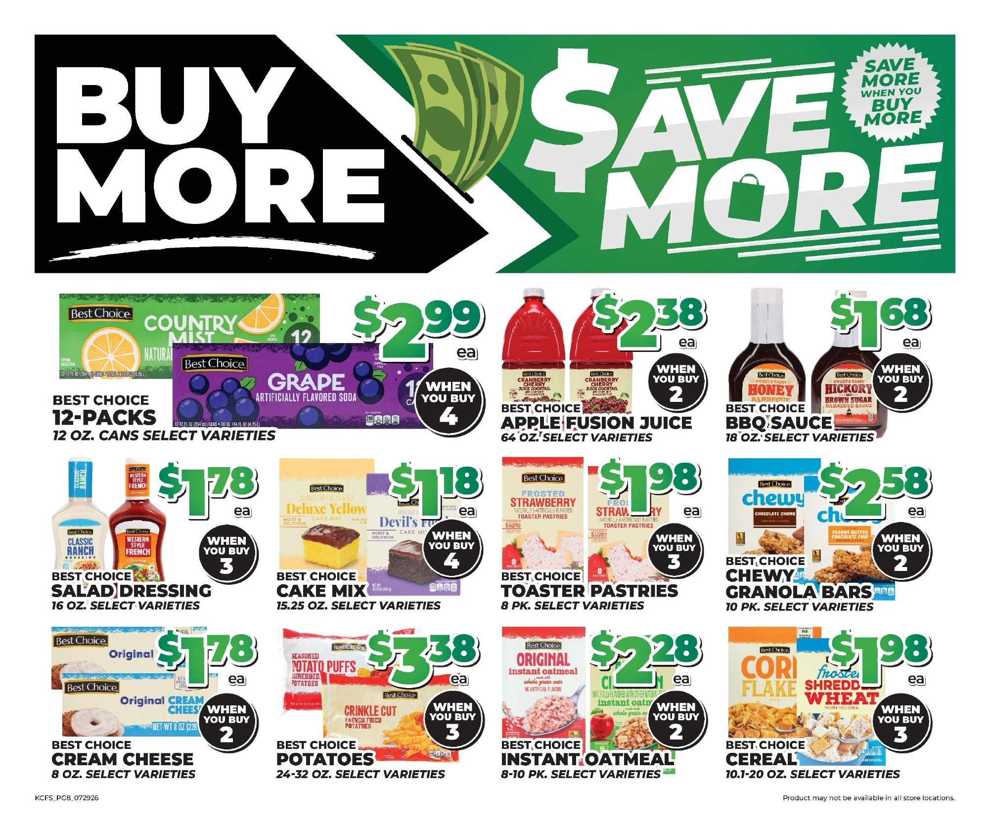 King Cash Saver Monthly Digital Deals Weekly Ad July 29 - August 25, 2026