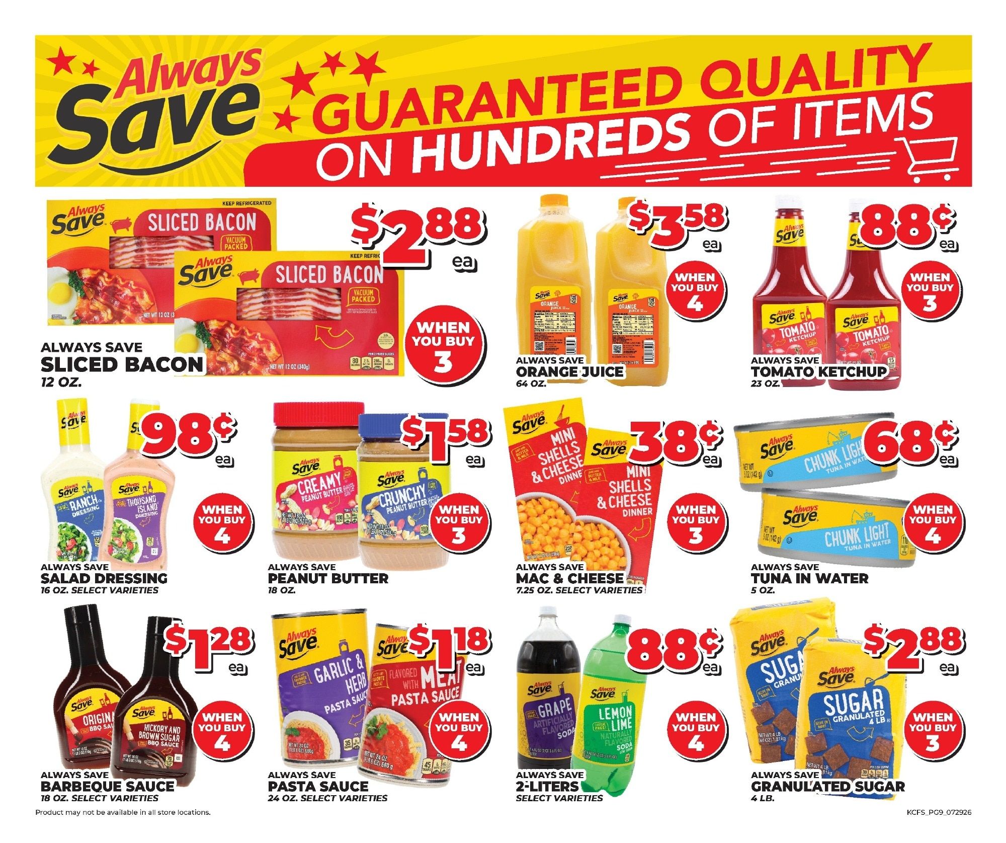 King Cash Saver Monthly Digital Deals Weekly Ad July 29 - August 25, 2026