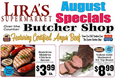 Lira's Supermarket Weekly Ad August 12 - 18, 2026