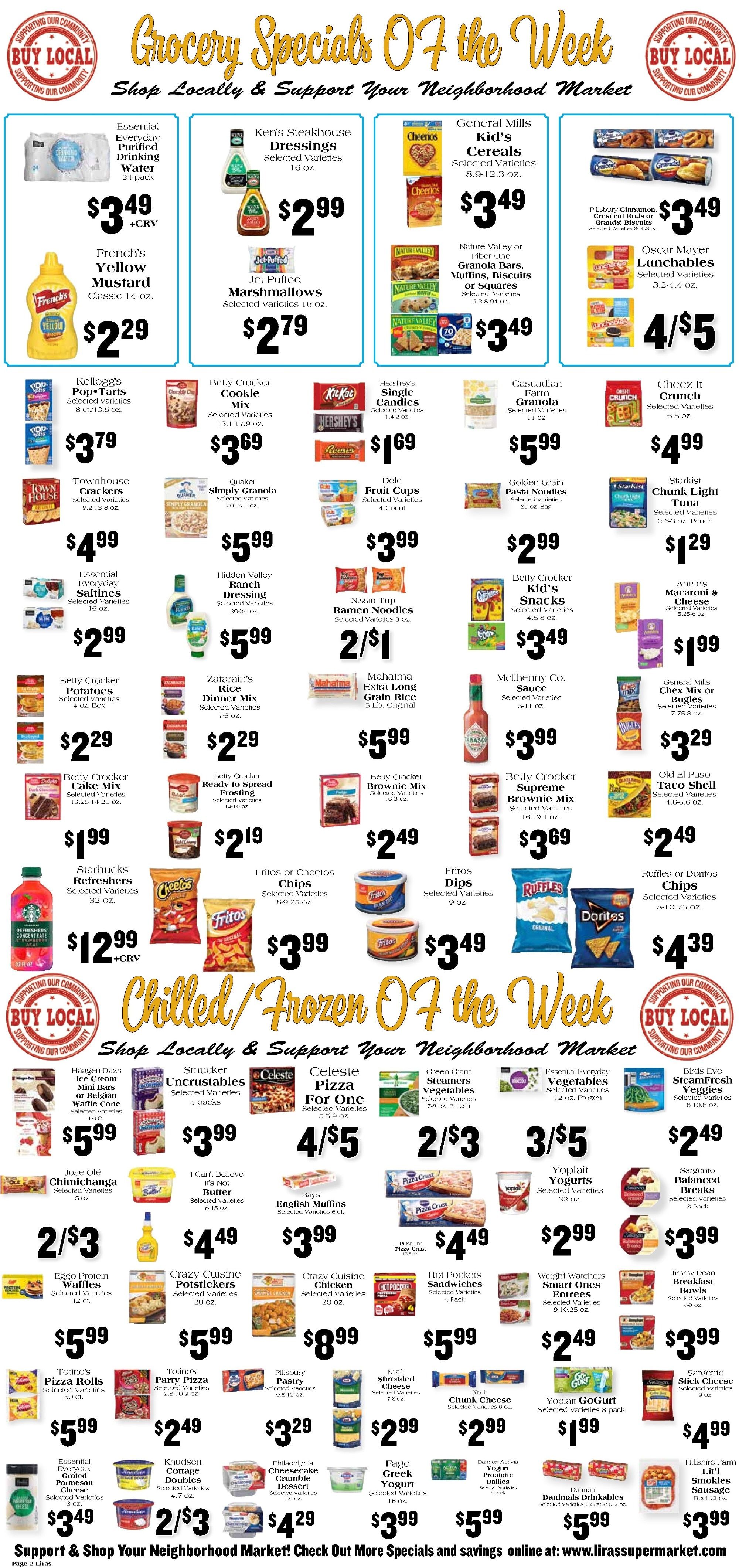 Lira's Supermarket Weekly Ad August 12 - 18, 2026