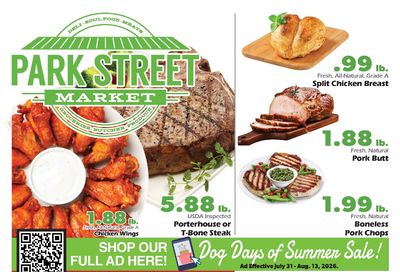 Park Street Market Weekly Ad July 31 - August 13, 2026