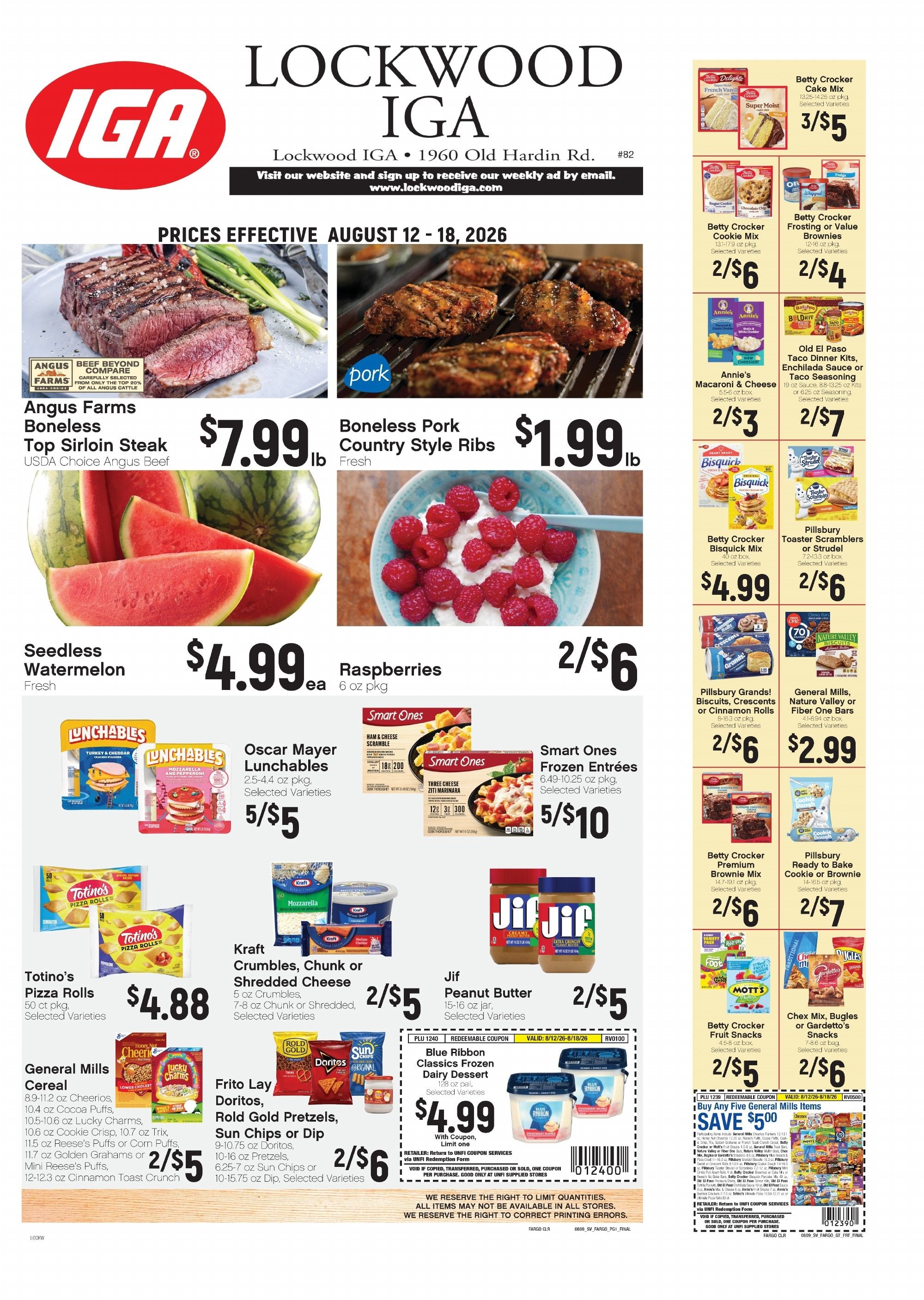 Lockwood IGA Weekly Ad August 12 - 18, 2026
