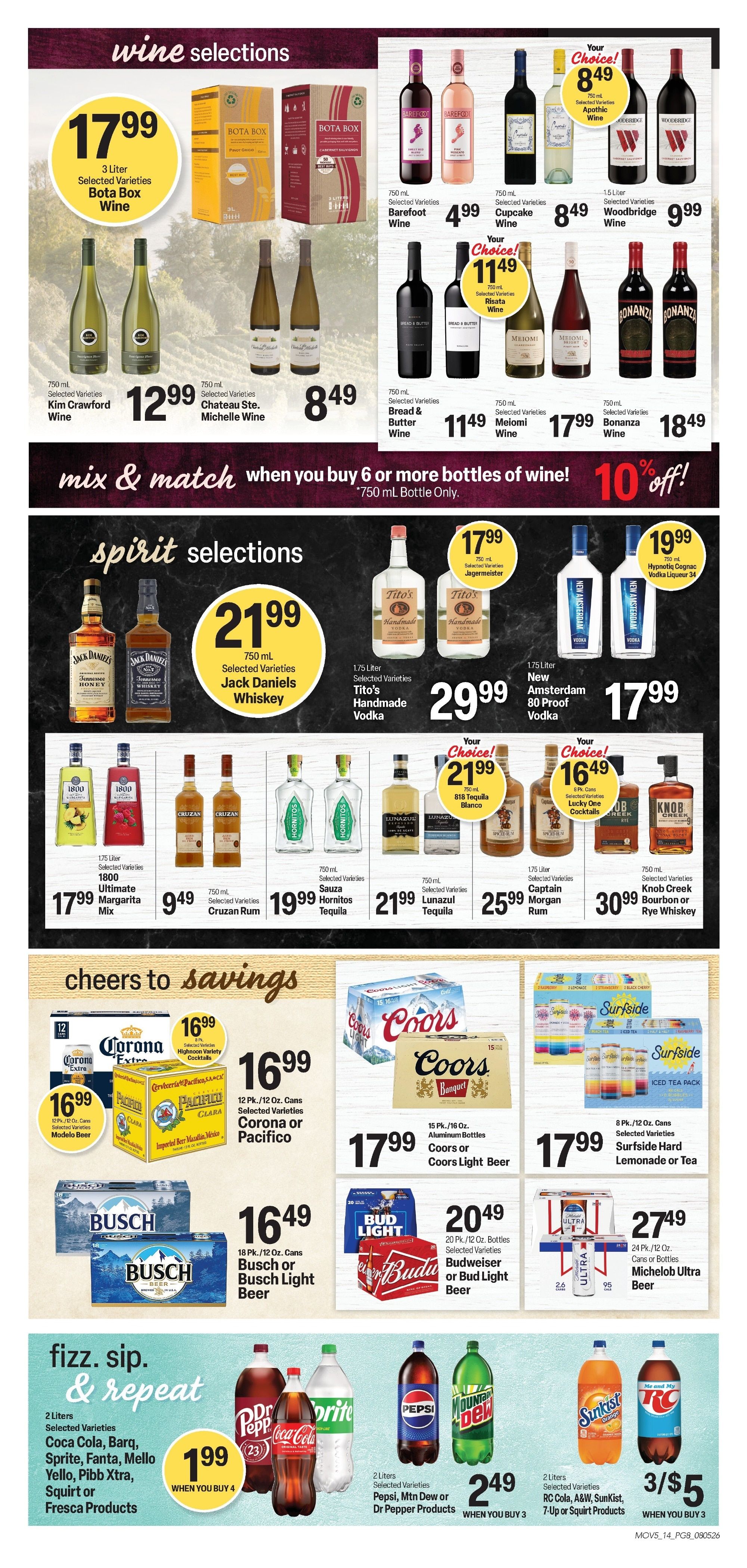 Price Cutter (Granby, MO) Weekly Ad August 5 - 18, 2026