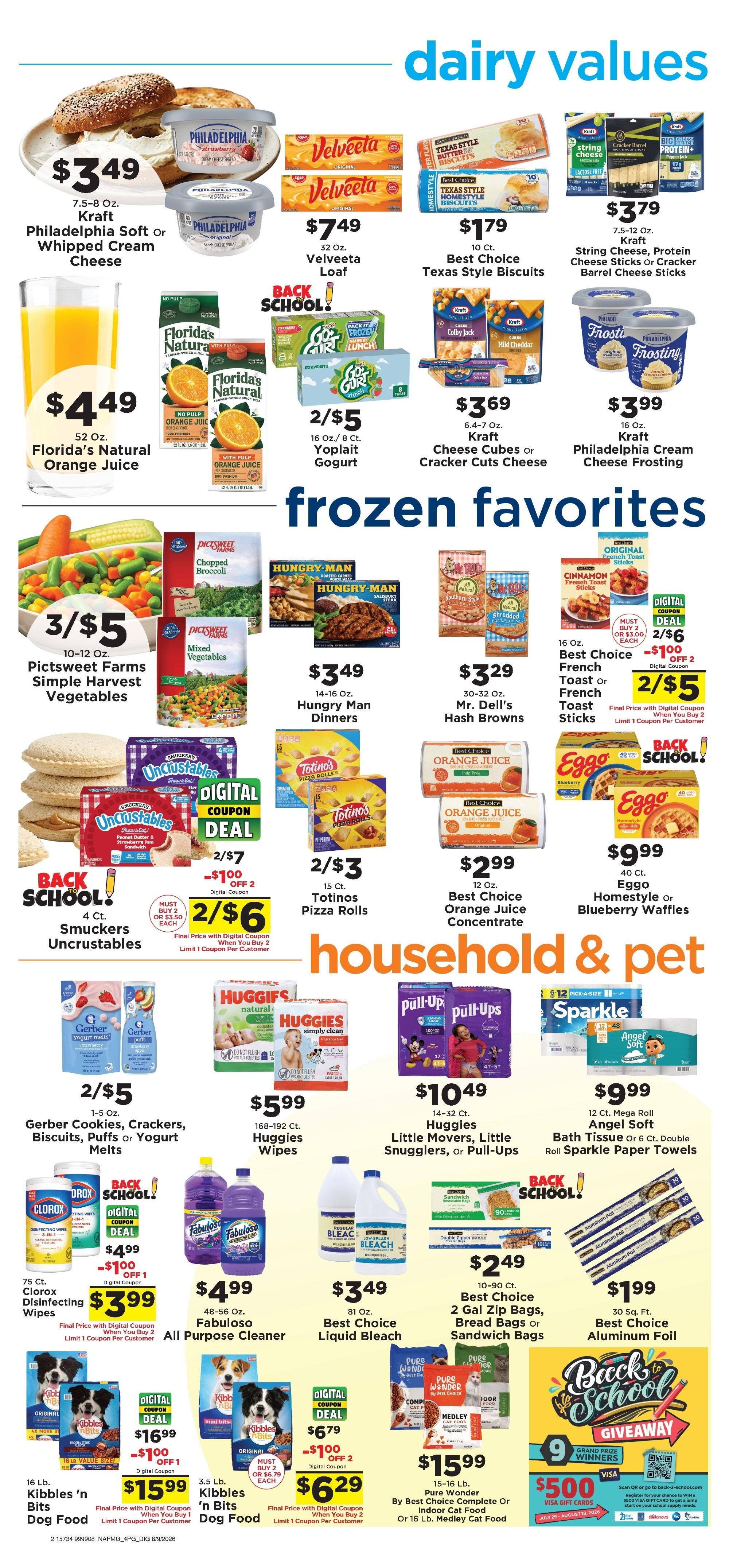 Phillips Family Grocery Weekly Ad August 10 - 16, 2026