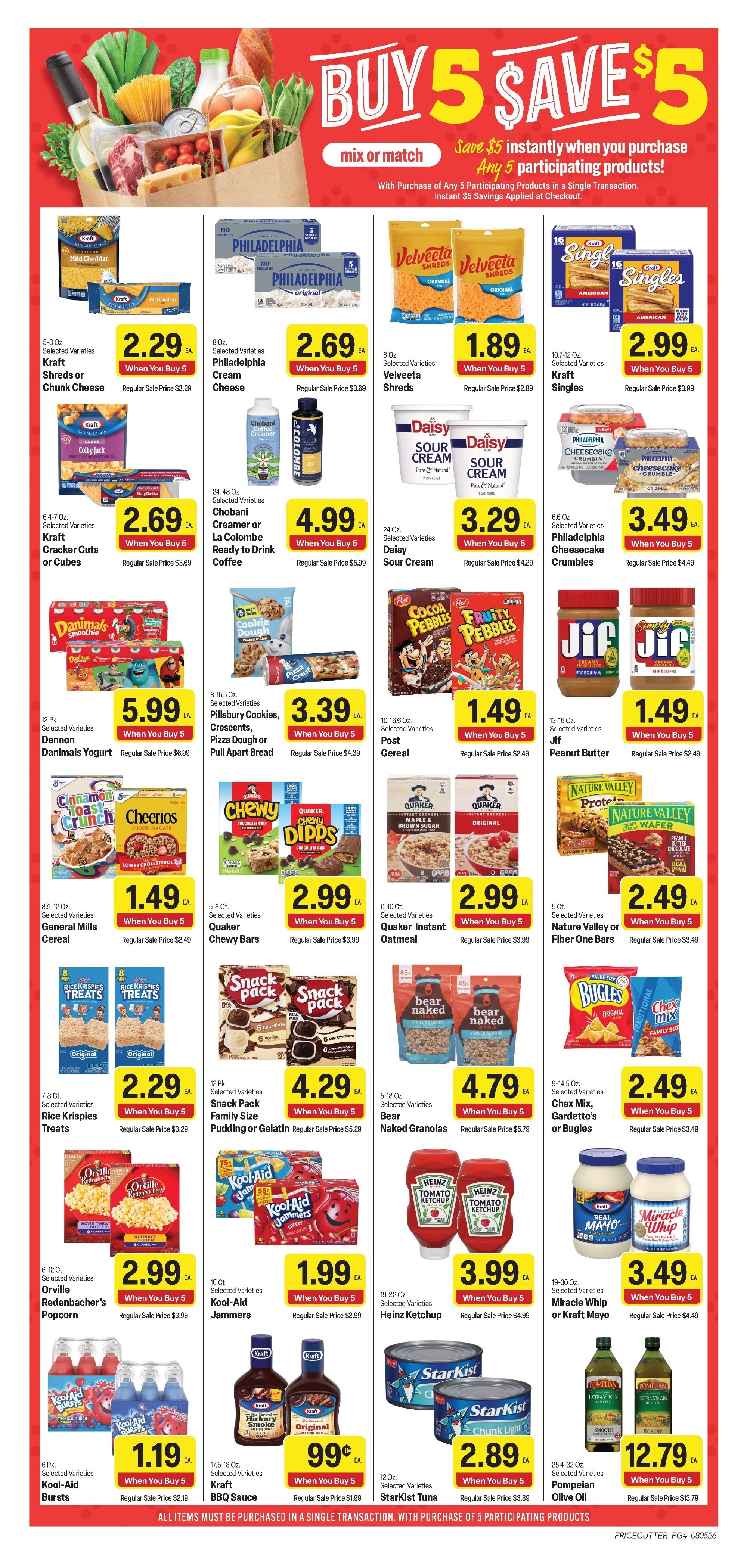 Price Cutter (Seymour, MO) Weekly Ad August 5 - 18, 2026