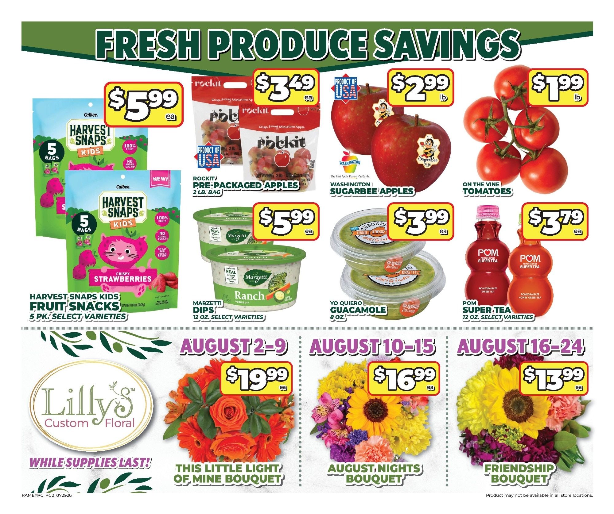 Price Cutter Monthly Digital Deals Weekly Ad July 29 - August 25, 2026