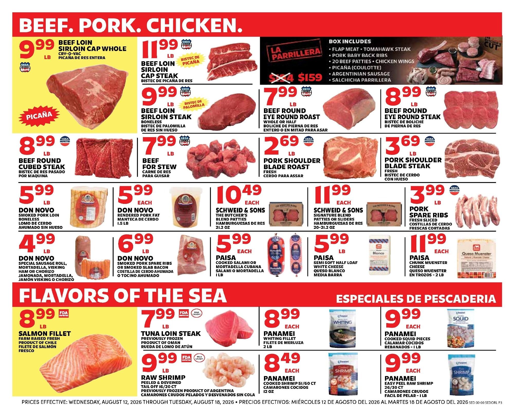 Sedano's Supermarkets (Orlando Area, FL) Weekly Ad August 12 - 18, 2026