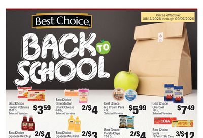Steeleville Marketplace Supplemental Weekly Ad August 12 - September 7, 2026