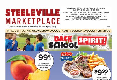 Steeleville Marketplace Weekly Ad August 12 - 19, 2026
