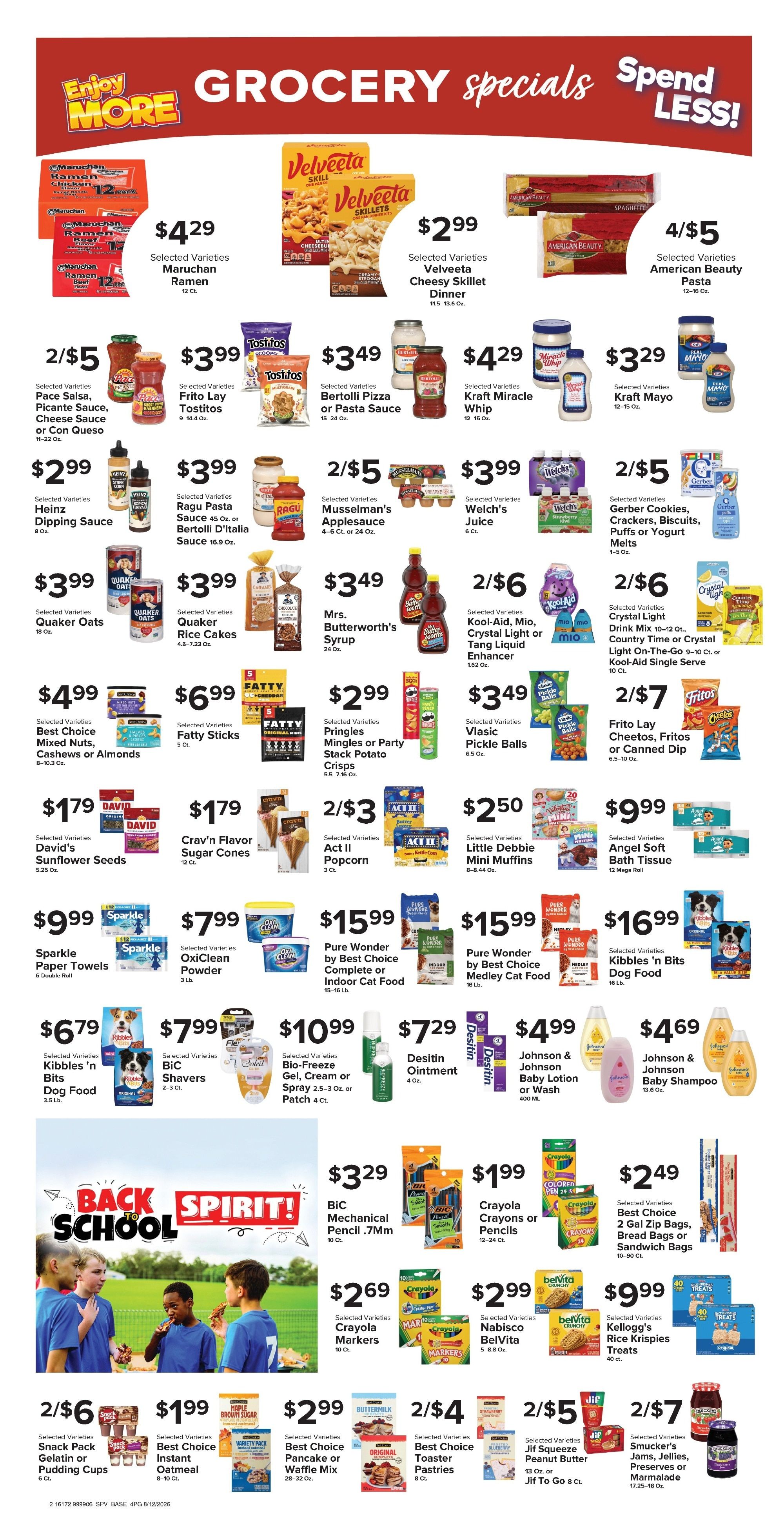 Steeleville Marketplace Weekly Ad August 12 - 19, 2026