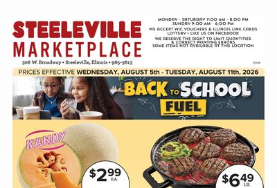 Steeleville Marketplace Weekly Ad August 5 - 12, 2026