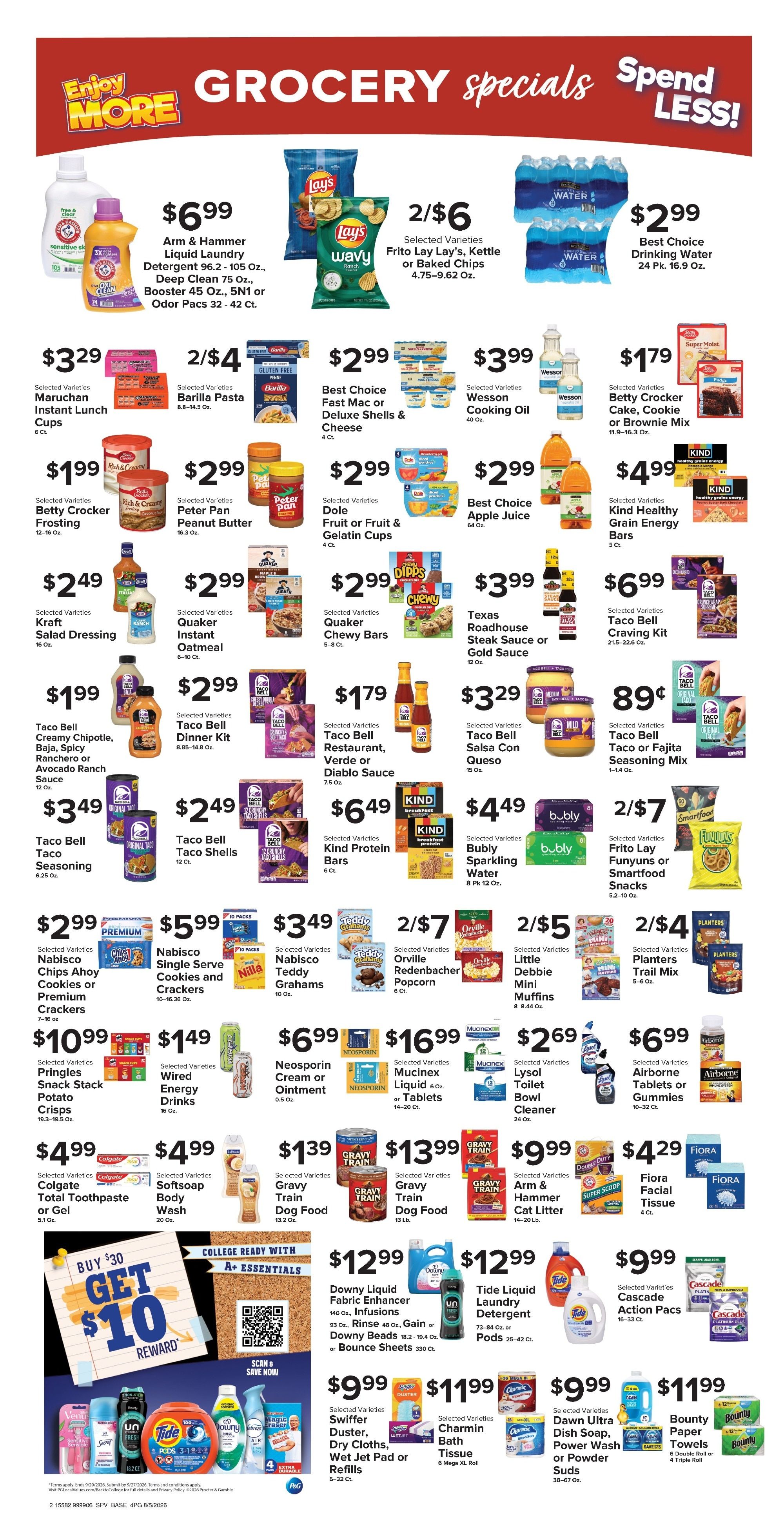 Steeleville Marketplace Weekly Ad August 5 - 12, 2026