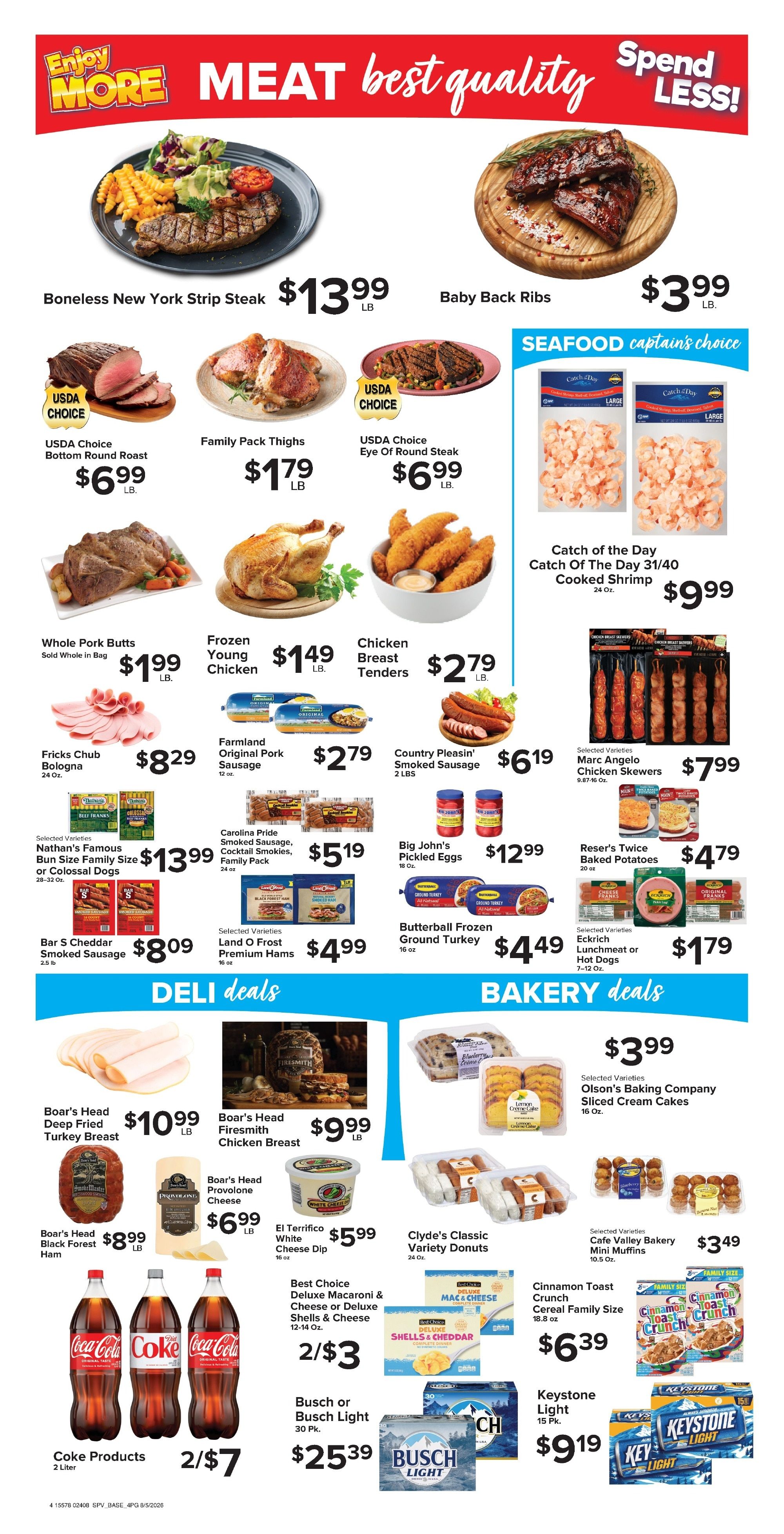 Steeleville Marketplace Weekly Ad August 5 - 12, 2026