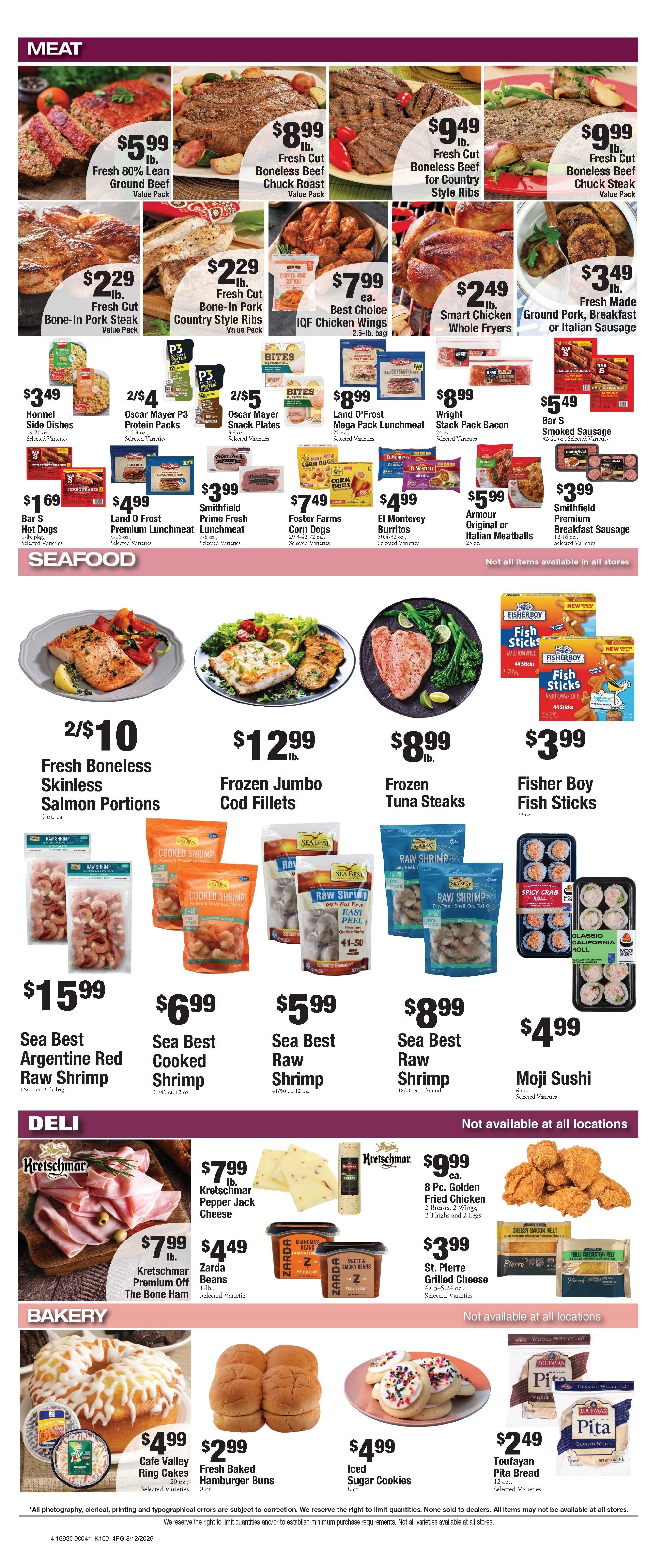 Sun Fresh (2803 S 47th St, Kansas City, KS) Weekly Ad August 12 - 18, 2026