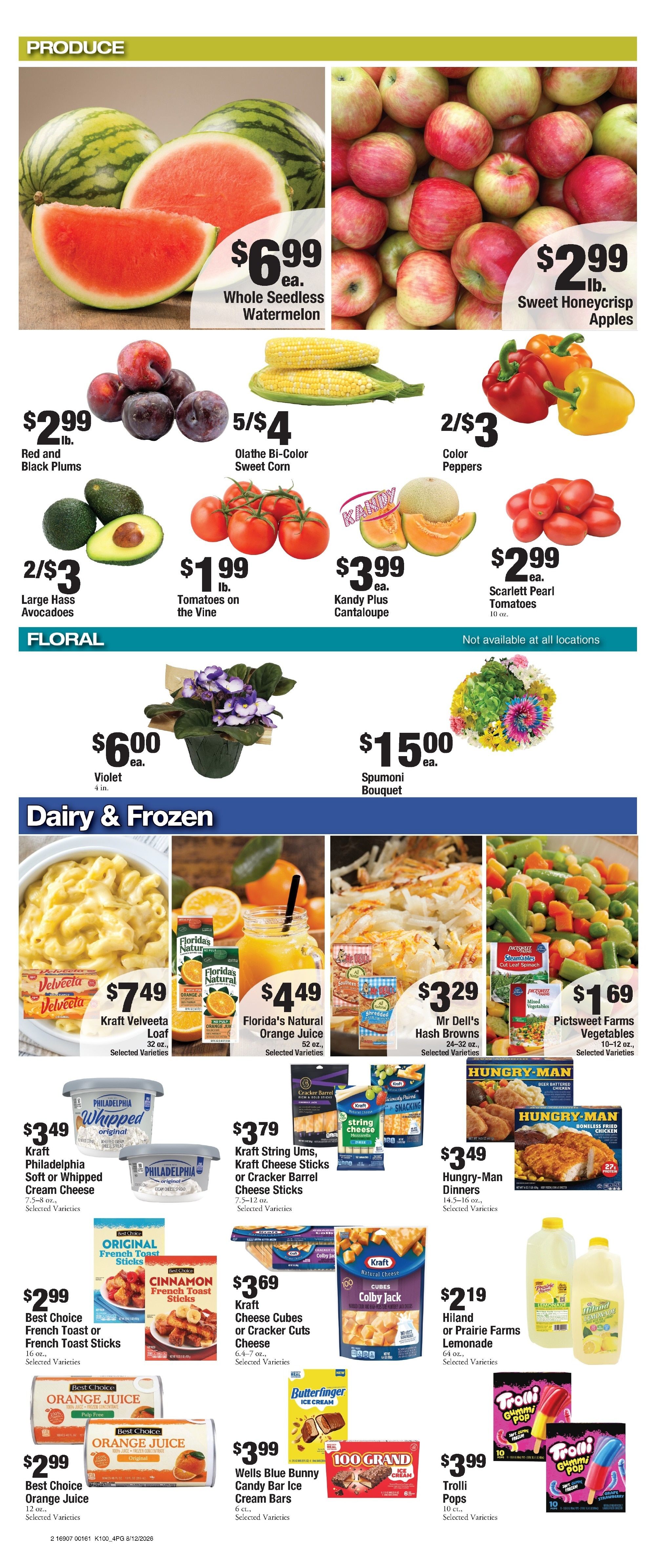 Sun Fresh (Missouri) Weekly Ad August 12 - 18, 2026