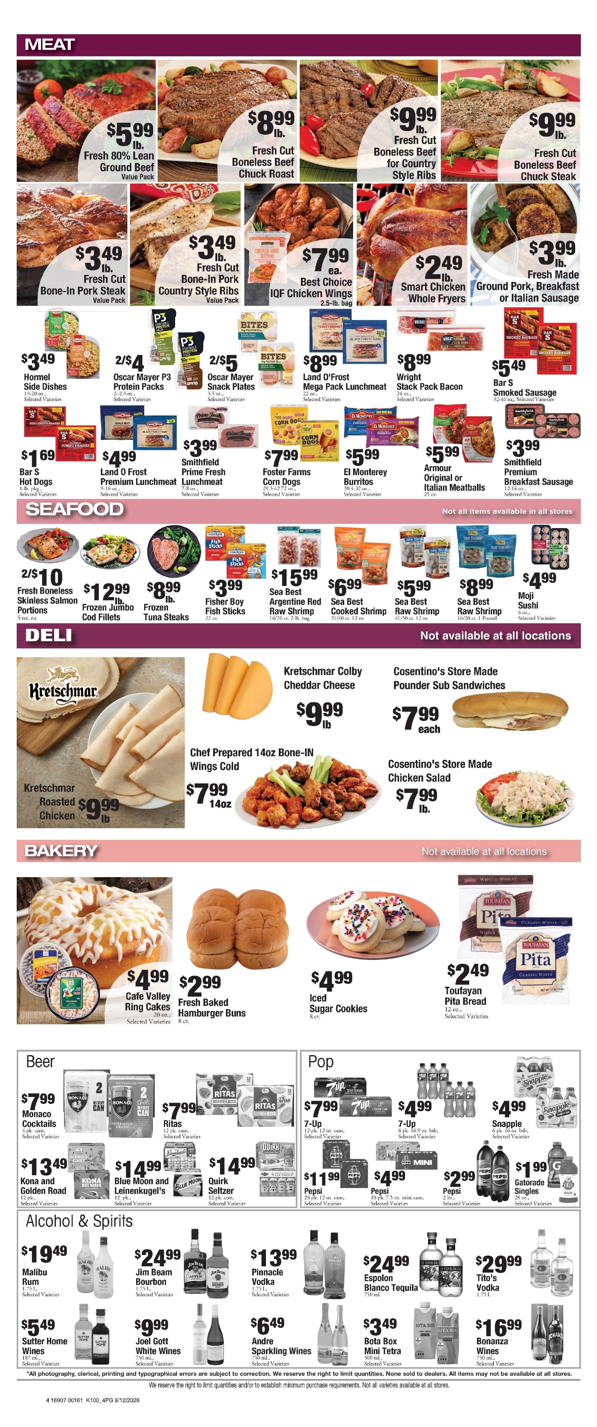 Sun Fresh (Missouri) Weekly Ad August 12 - 18, 2026