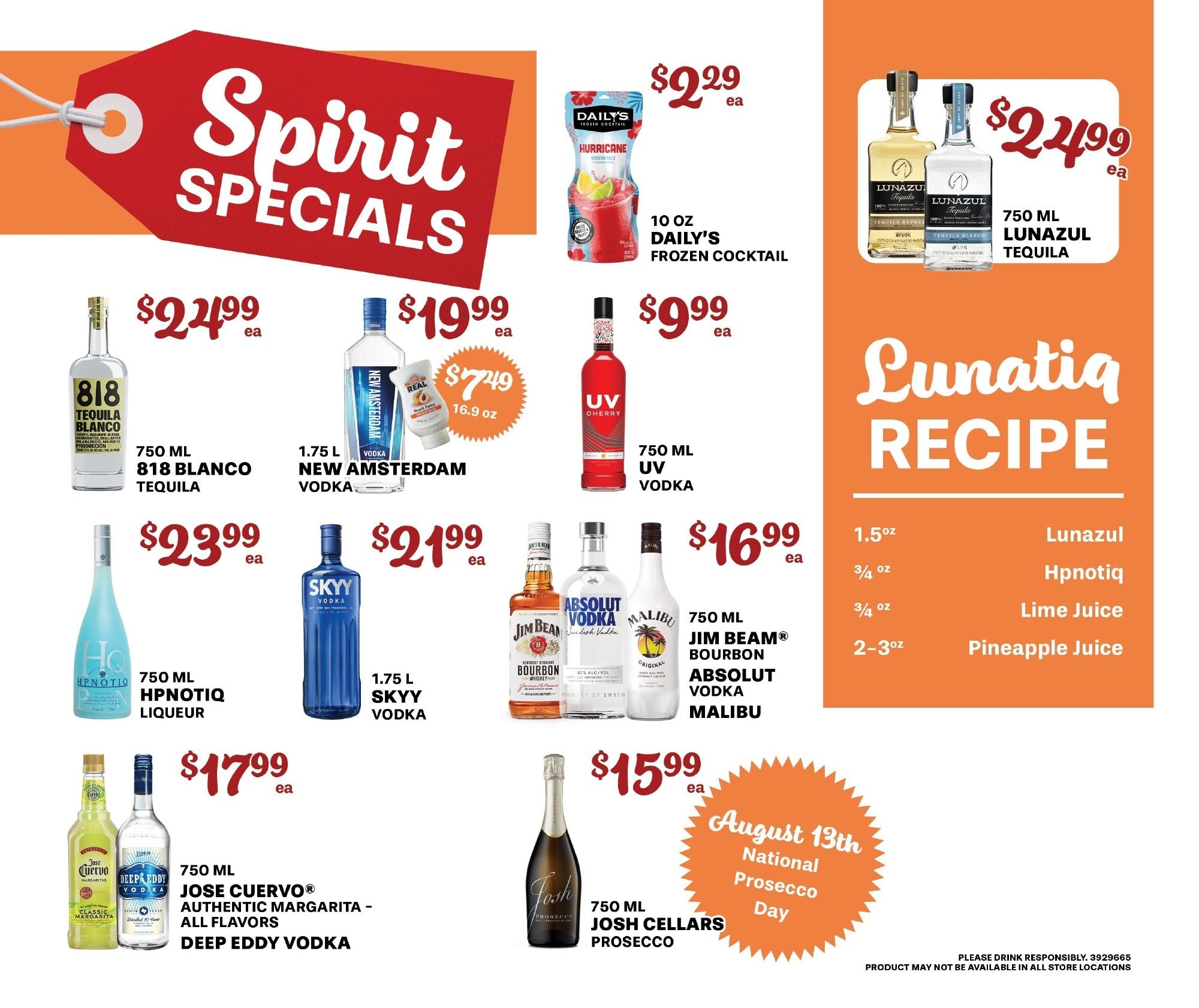 Price Cutter Beer, Wine and Spirits Weekly Ad August 5 - 31, 2026