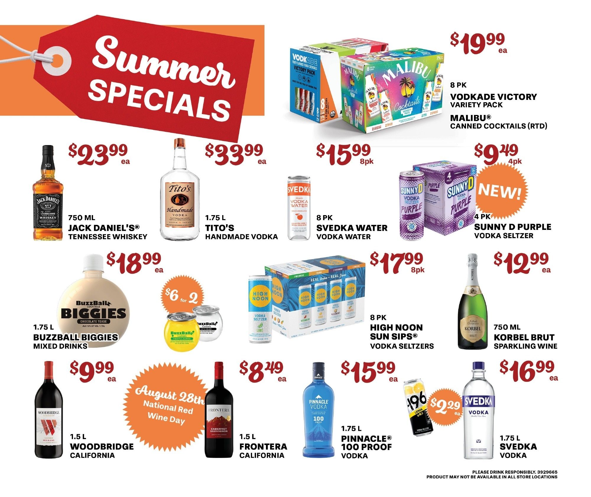 Price Cutter Beer, Wine and Spirits Weekly Ad August 5 - 31, 2026