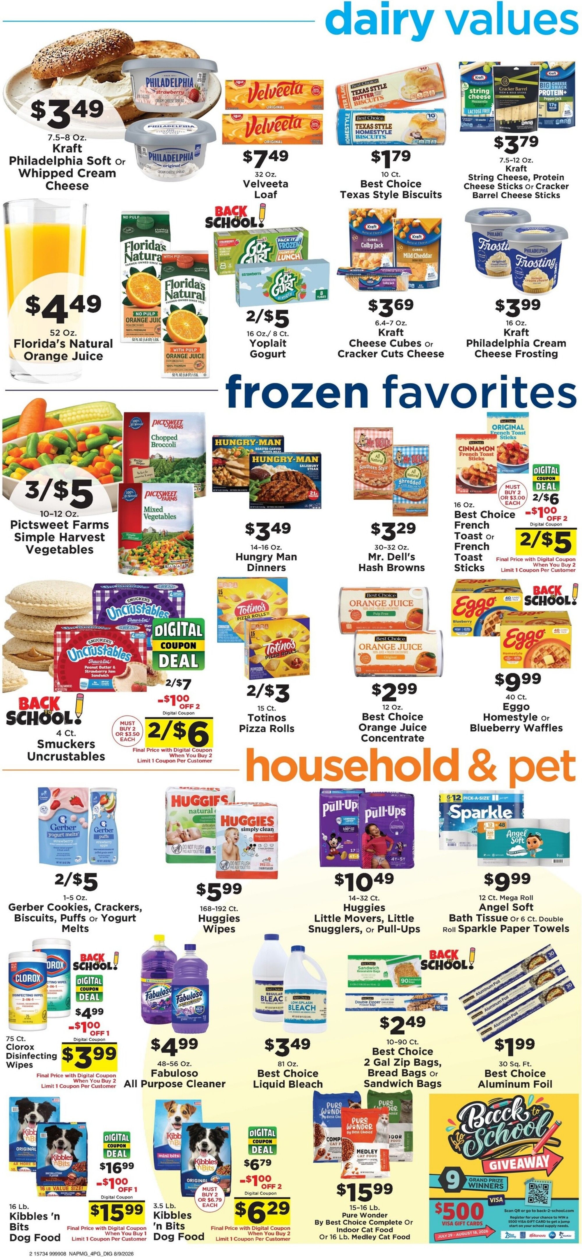 Taylorsville Country Mart Weekly Ad August 10 - 16, 2026