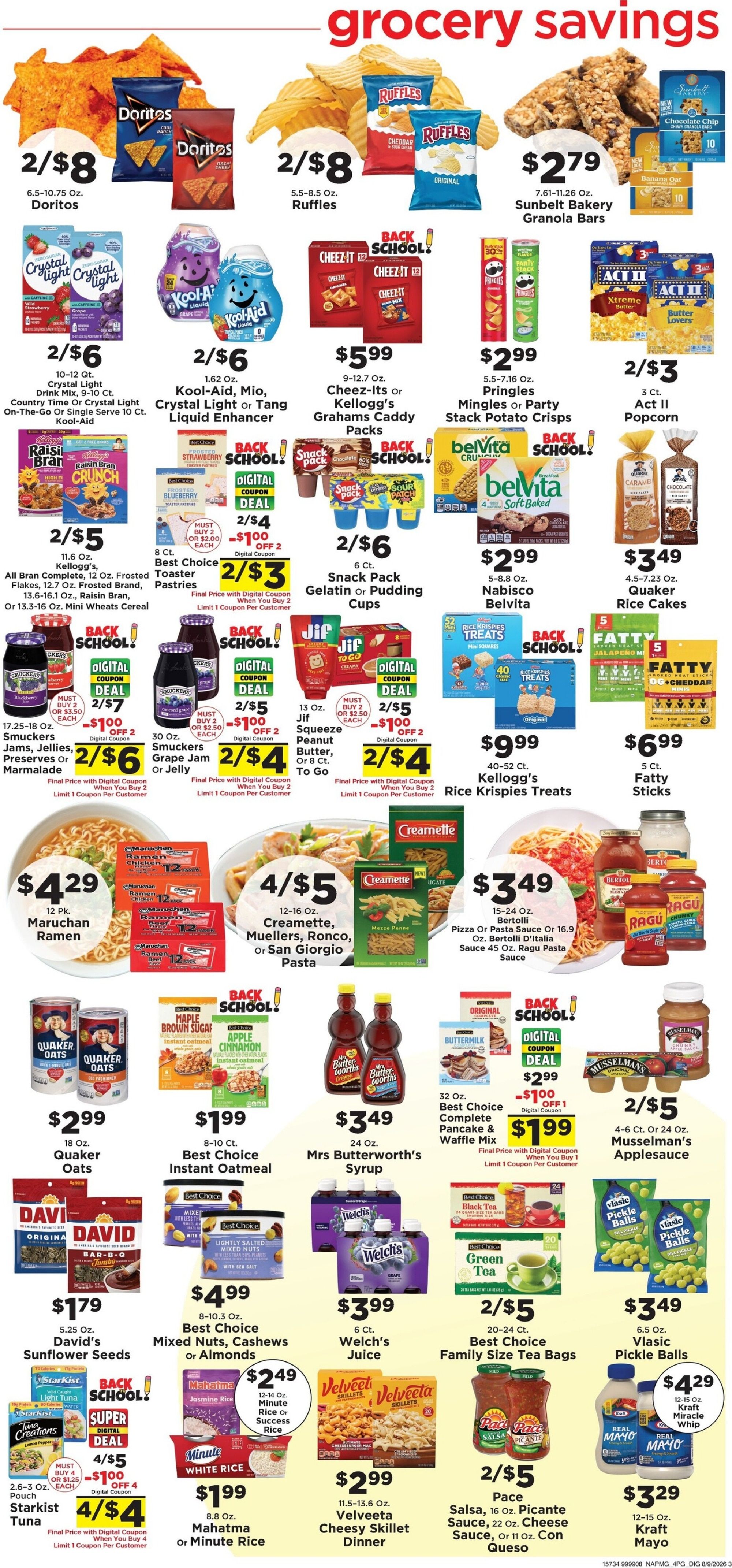 Taylorsville Country Mart Weekly Ad August 10 - 16, 2026