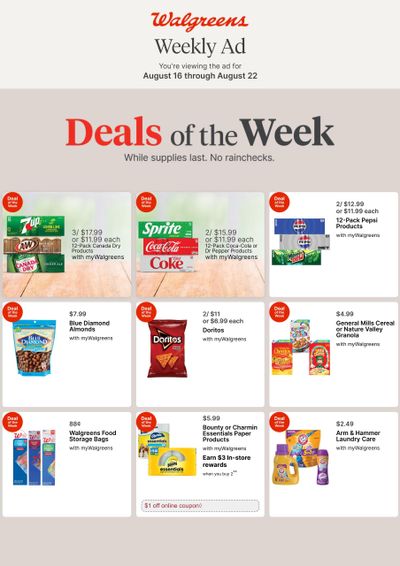 Walgreens (AK) Weekly Ad August 16 - 22, 2026