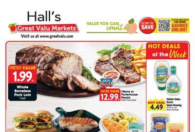 Hall's Great Valu Weekly Ad August 12 - 18, 2026