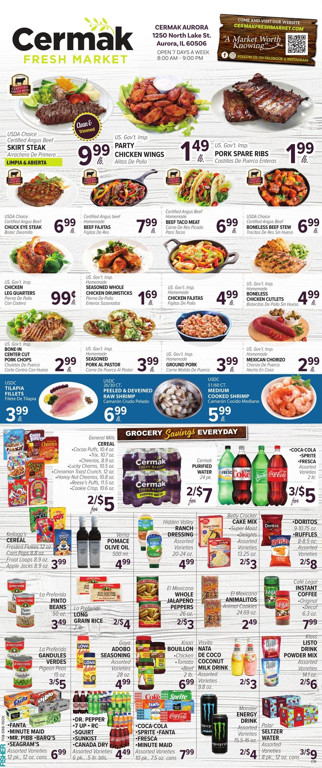 Cermak Fresh Market (Naperville–Aurora Area, IL) Weekly Ad August 12 - 18, 2026