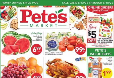 Pete's Fresh Market Weekly Ad August 12 - 18, 2026