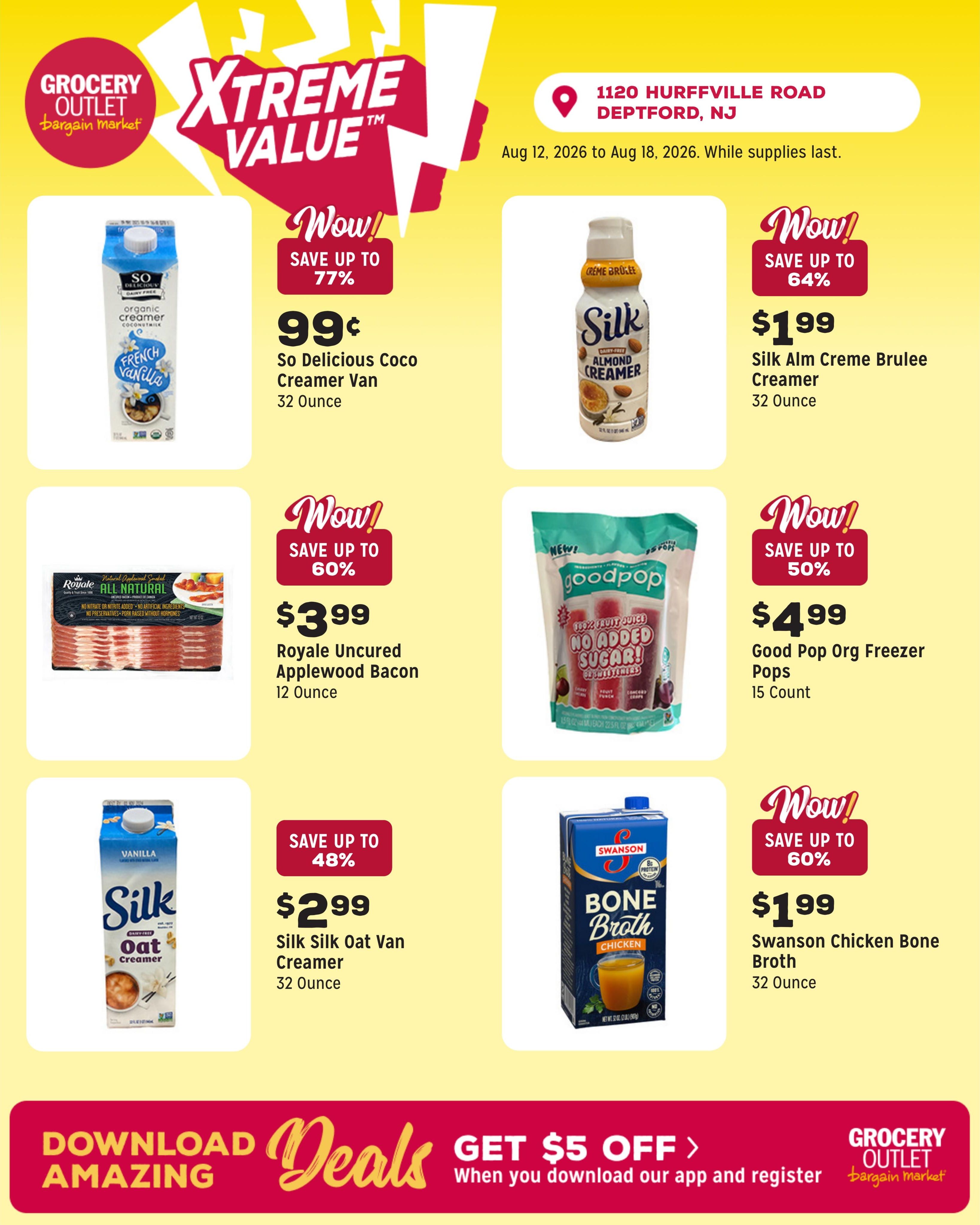 Grocery Outlet (Haddonfield Area, NJ) Weekly Ad August 12 - 18, 2026