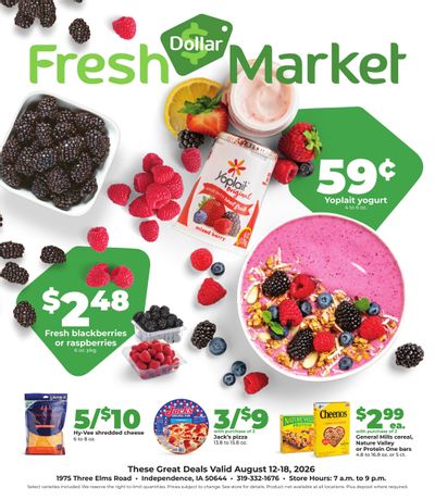 Hy-Vee (Cedar Falls Area, IA) Weekly Ad August 12 - 18, 2026