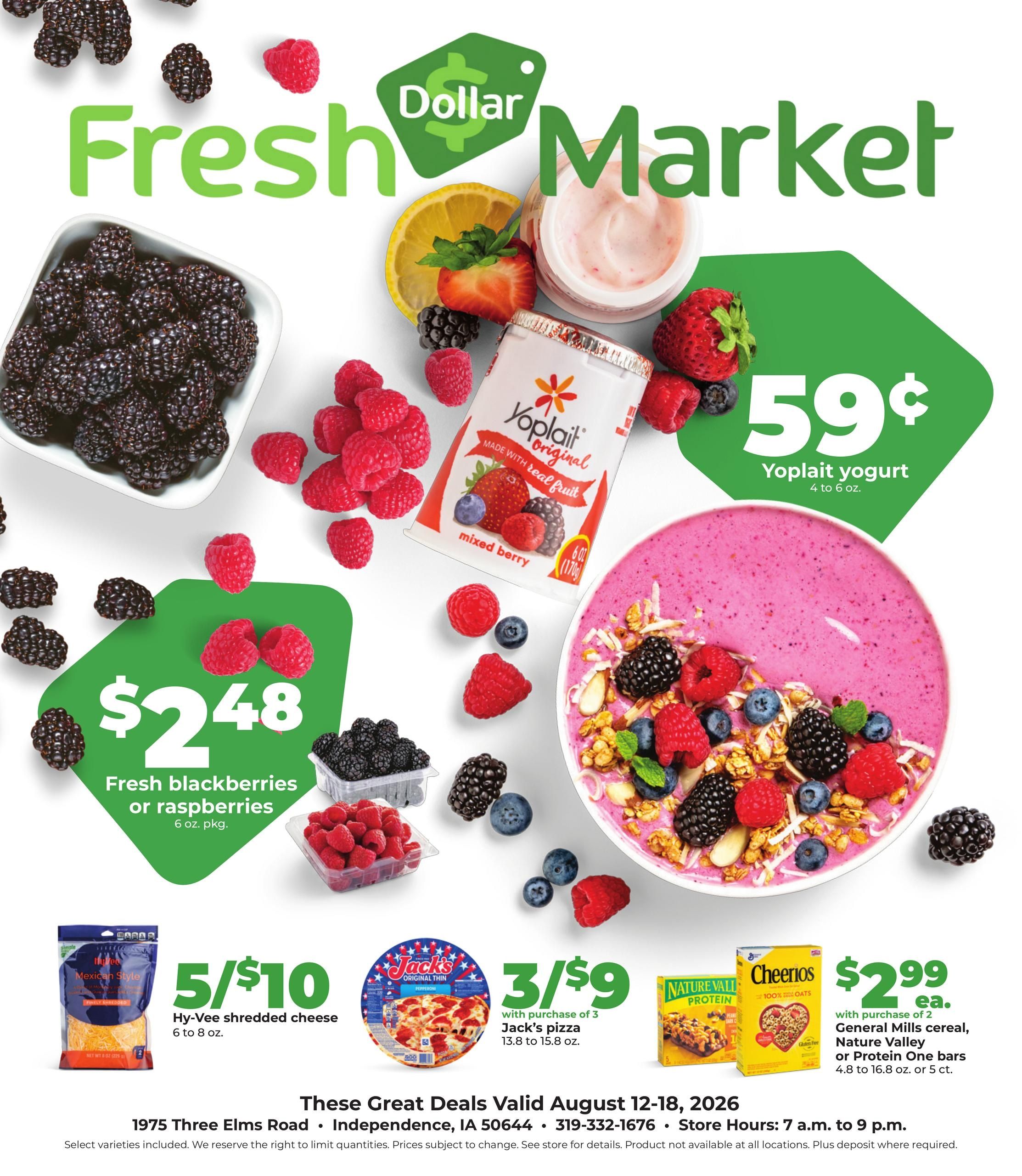 Hy-Vee (Cedar Falls Area, IA) Weekly Ad August 12 - 18, 2026