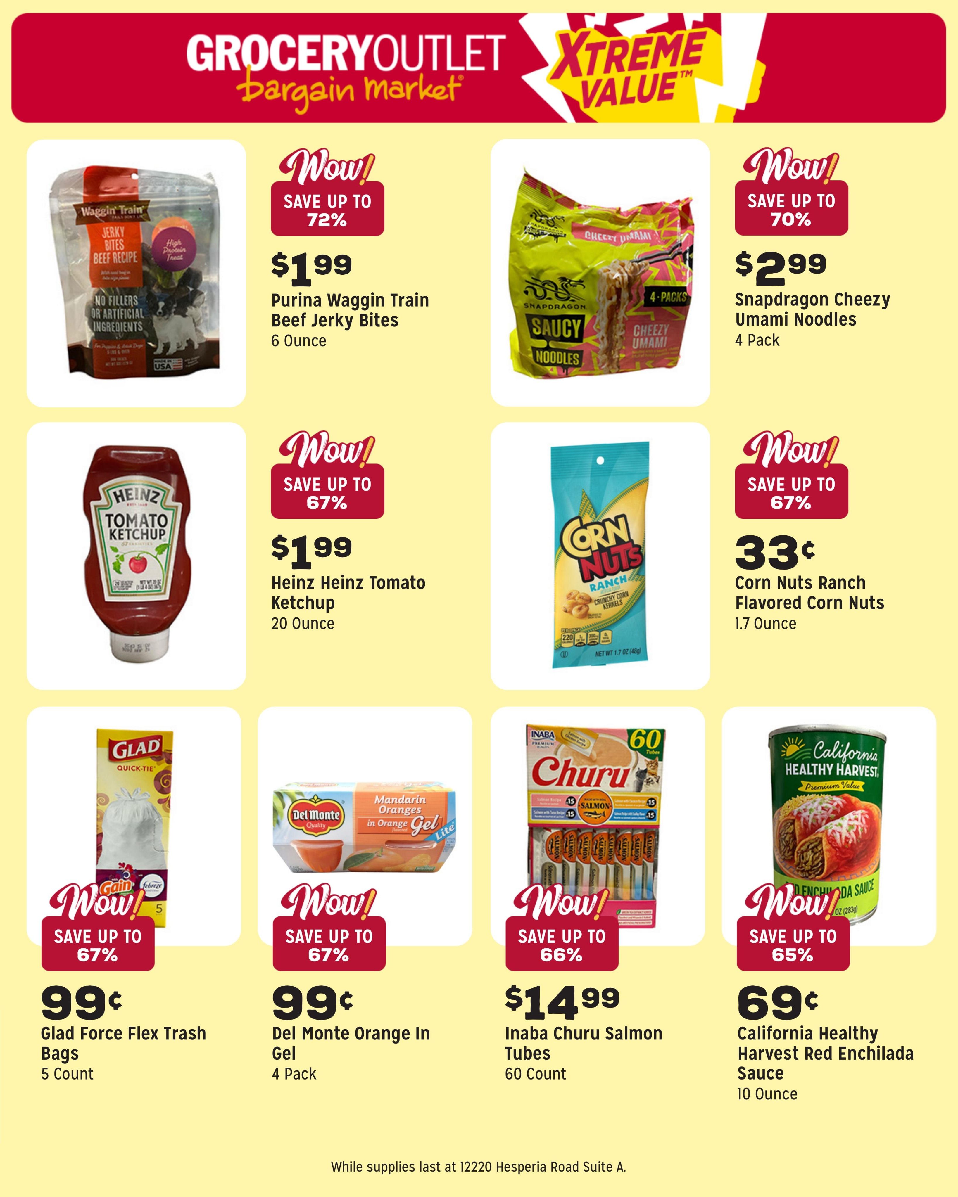 Grocery Outlet (Victorville–Hesperia Area, CA) Weekly Ad August 12 - 18, 2026