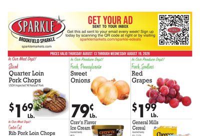 Sparkle Markets (Brookfield, OH) Weekly Ad August 13 - 19, 2026