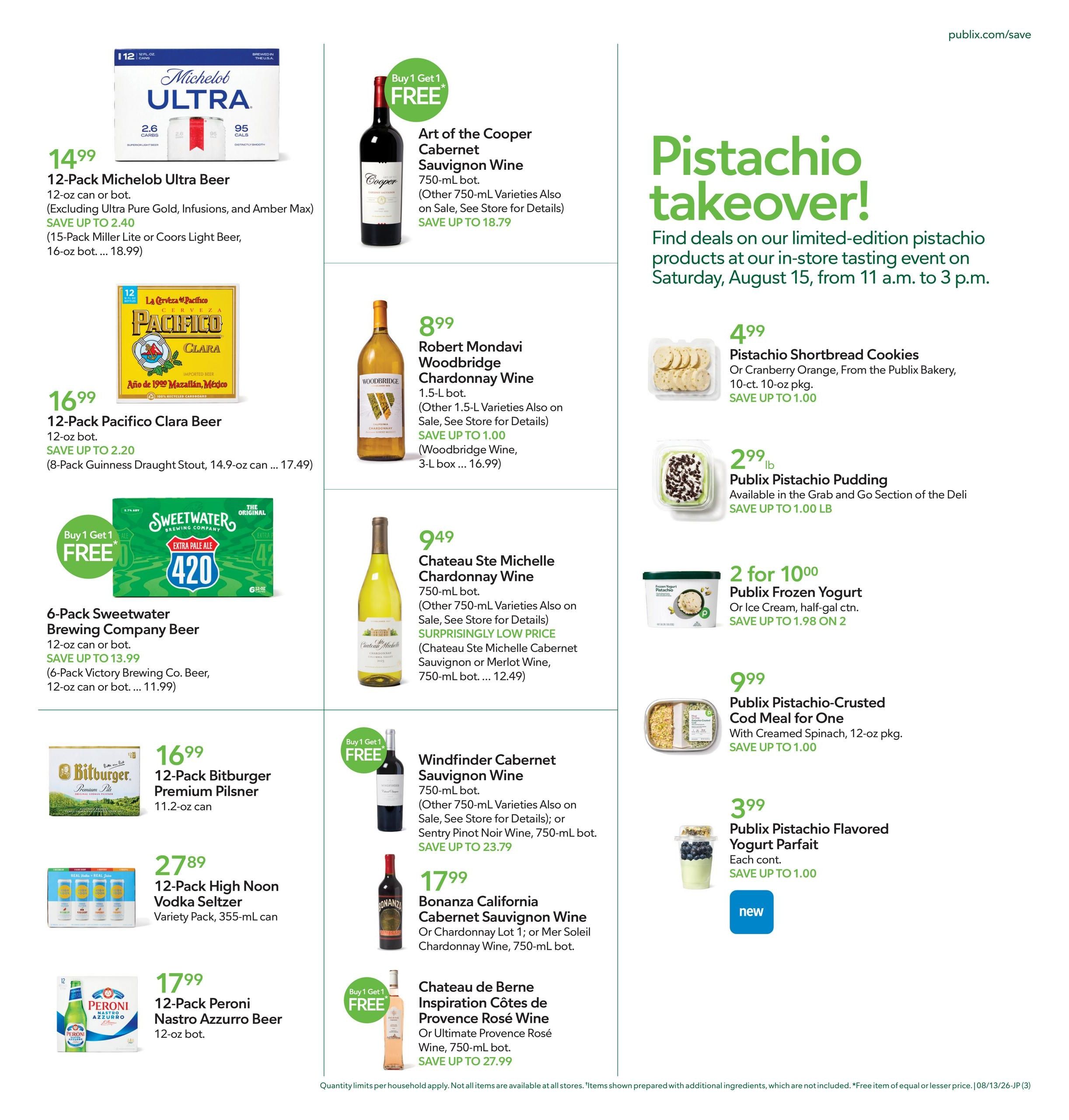 Publix (AL, FL) Weekly Ad August 12 - 18, 2026