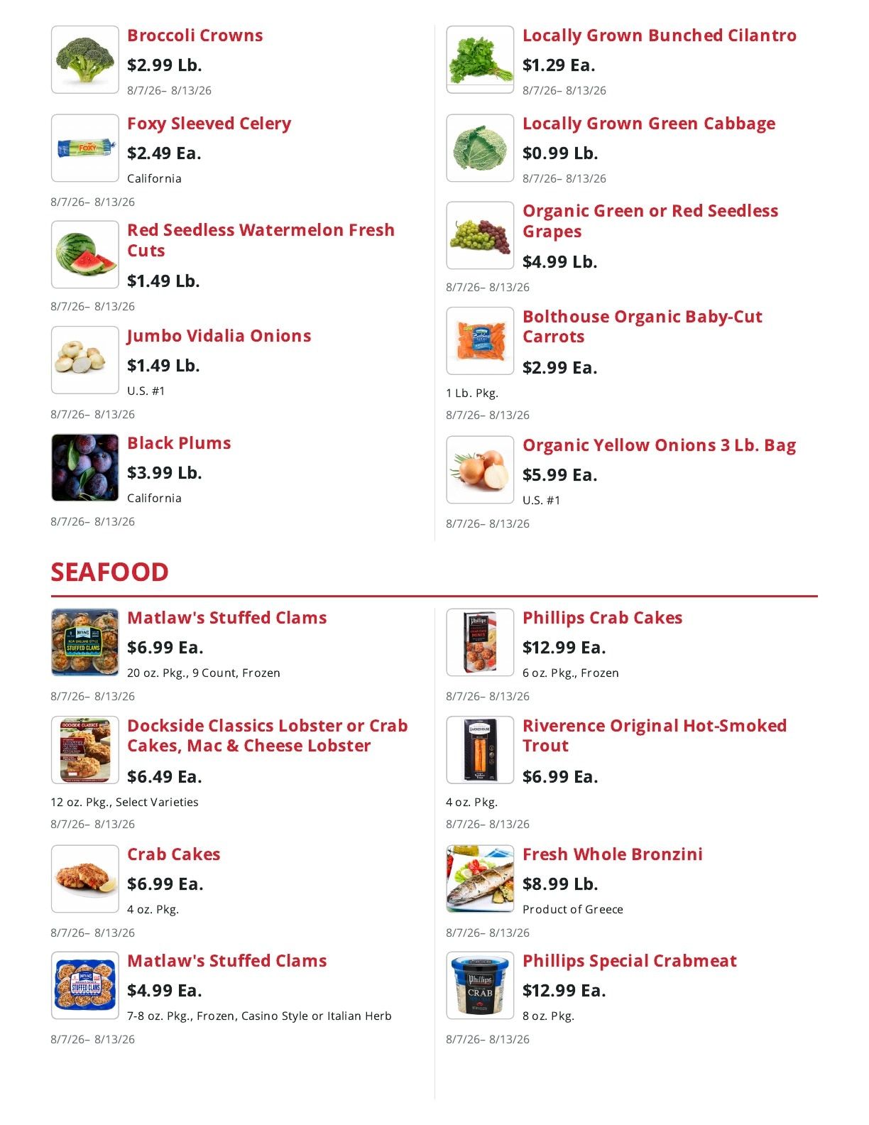 Peck's Market (Callicoon, NY) Weekly Ad August 7 - 13, 2026