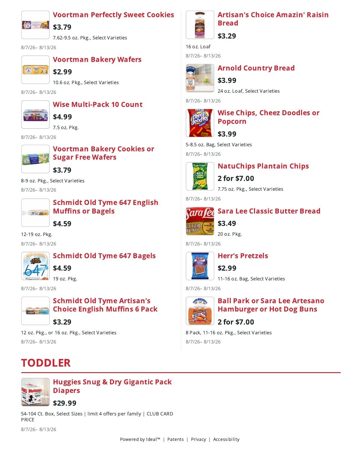 Peck's Market (Callicoon, NY) Weekly Ad August 7 - 13, 2026
