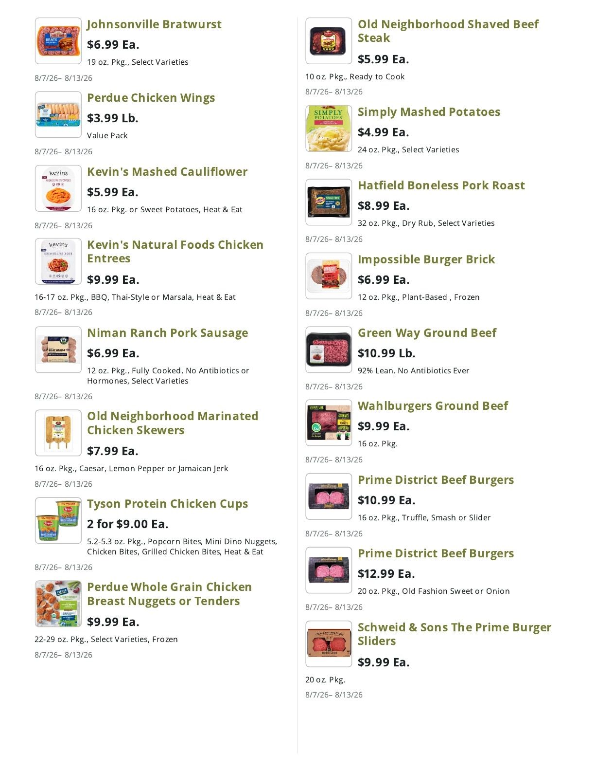 Brooklyn Harvest (Queens, NY) Weekly Ad August 7 - 13, 2026