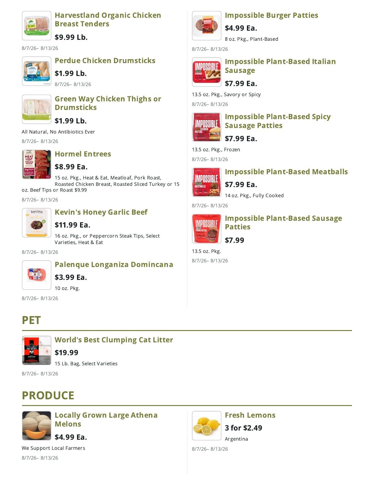 Brooklyn Harvest (Queens, NY) Weekly Ad August 7 - 13, 2026