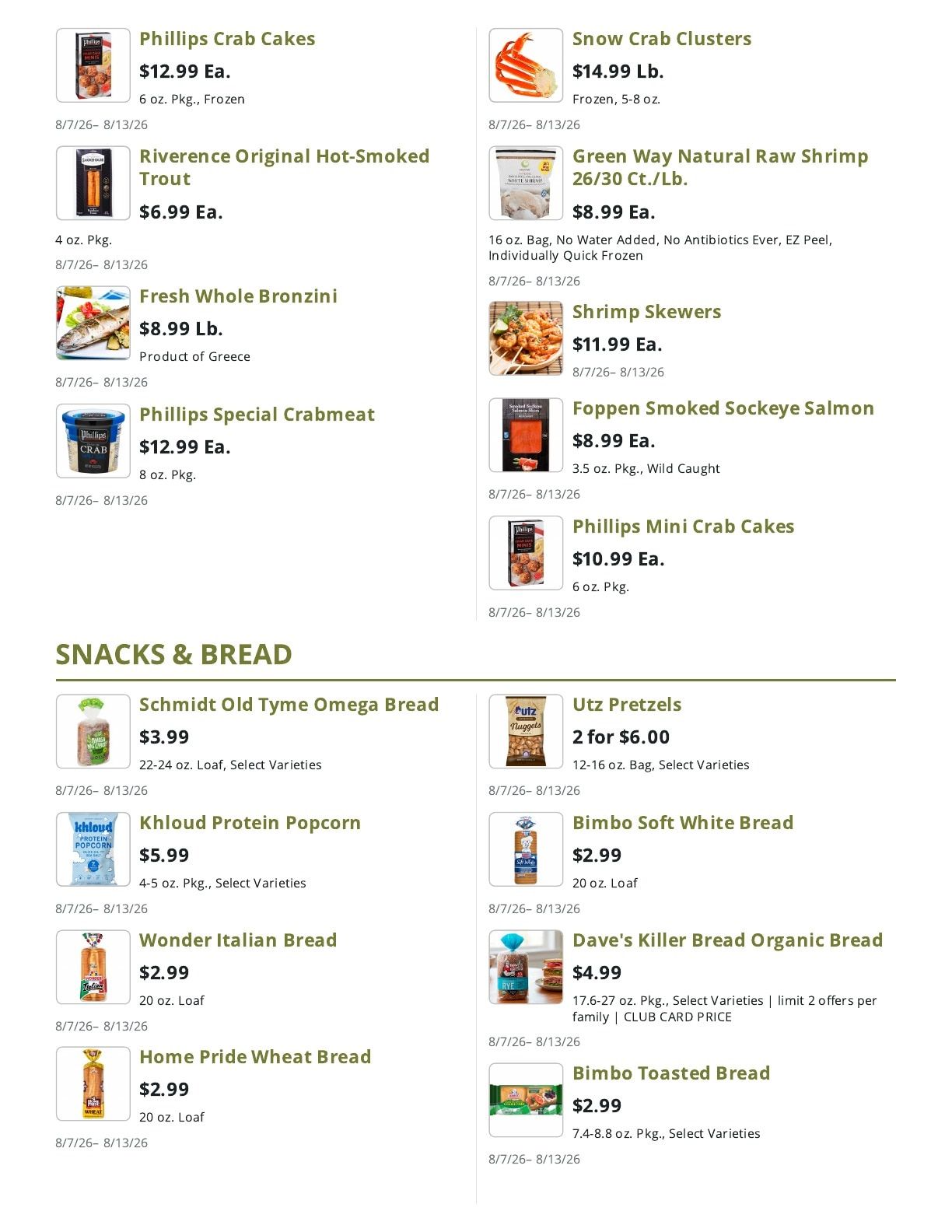 Brooklyn Harvest (Queens, NY) Weekly Ad August 7 - 13, 2026